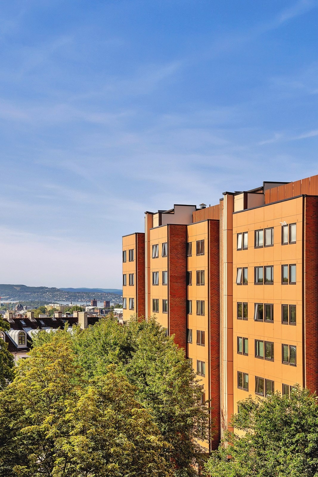 Flott utsyn helt ned til Oslofjorden. Galleribilde