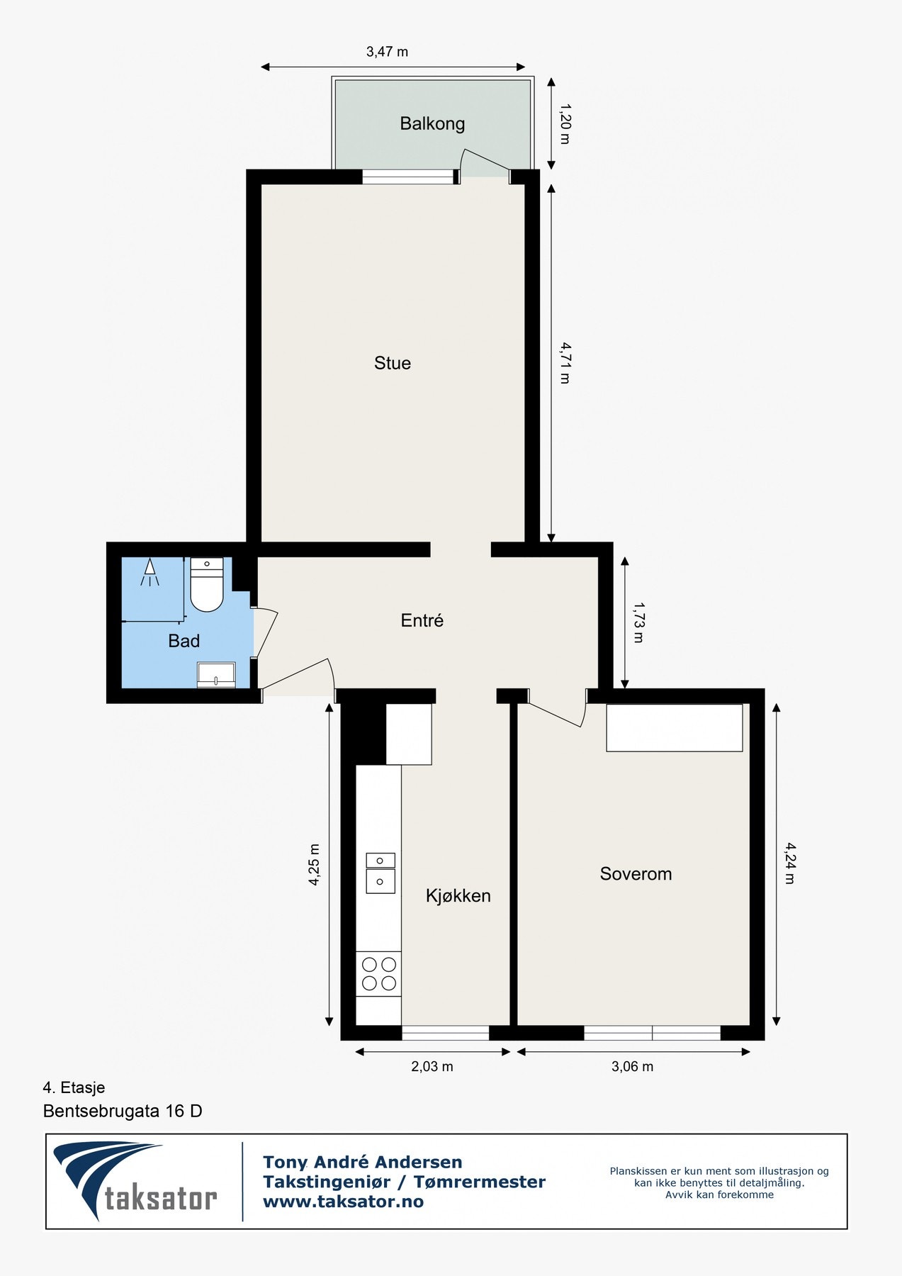 Plantegning Galleribilde