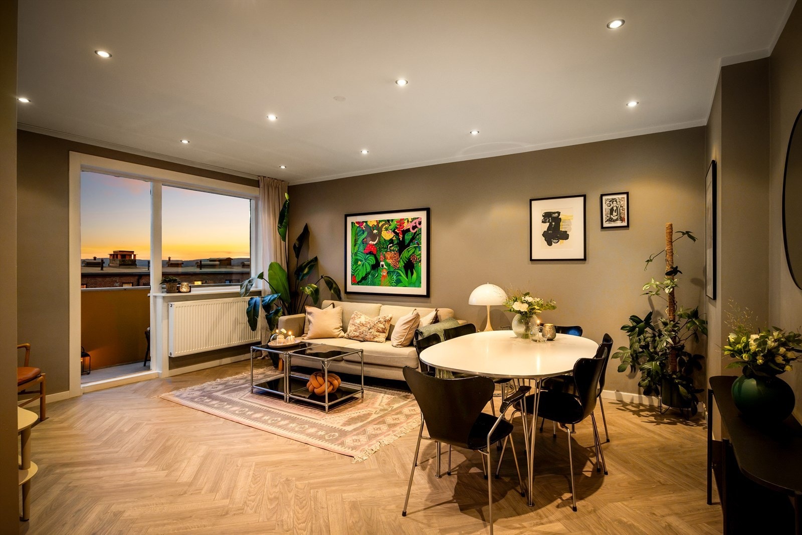 Kveldsstemning Galleribilde