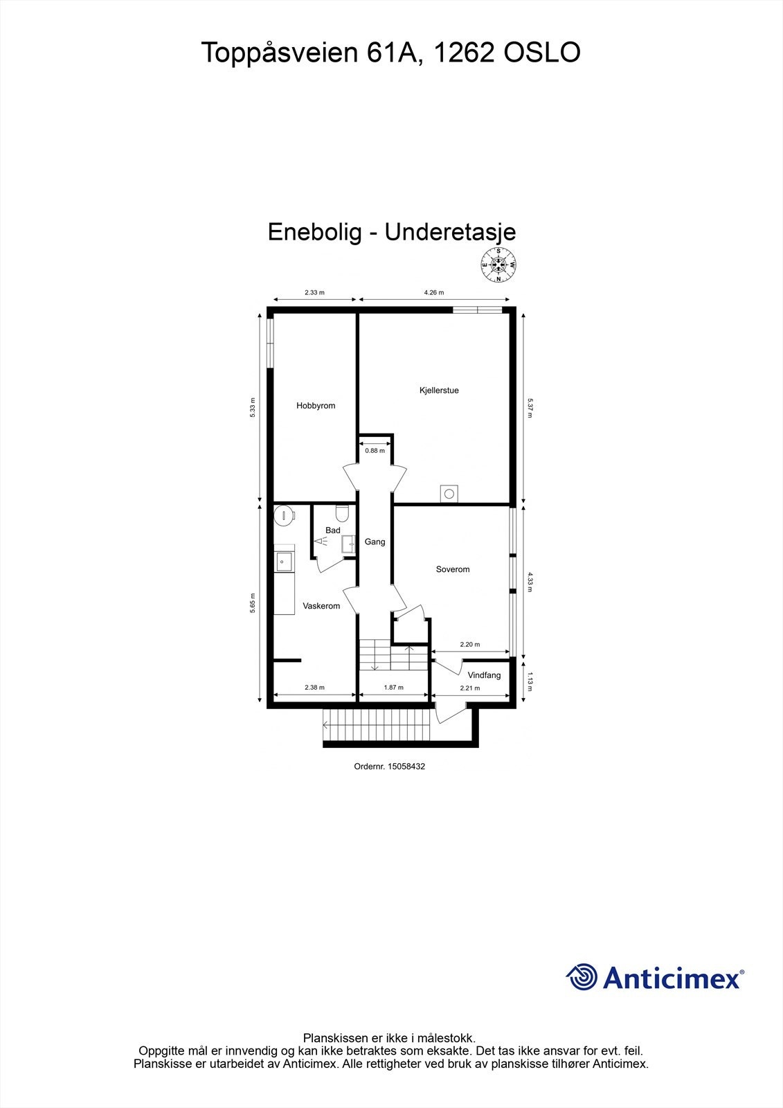 Plantegning - U. etasje Galleribilde
