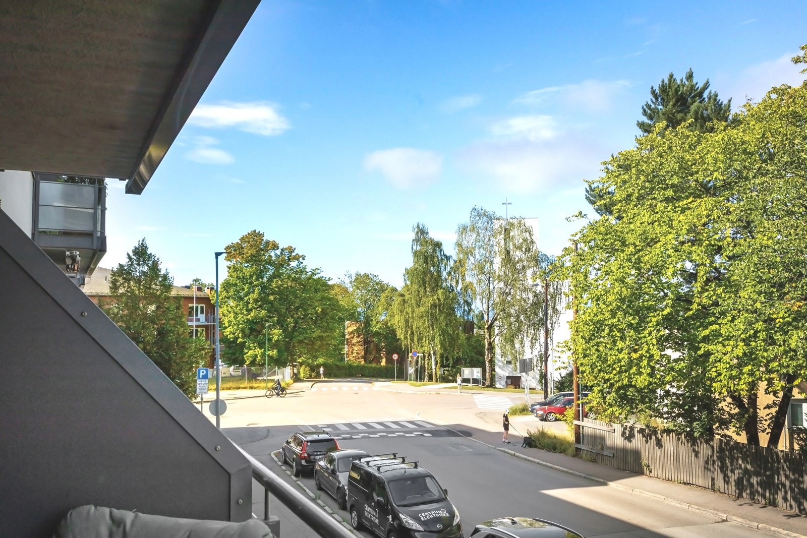 Hyggelig utsyn fra balkongen! Galleribilde