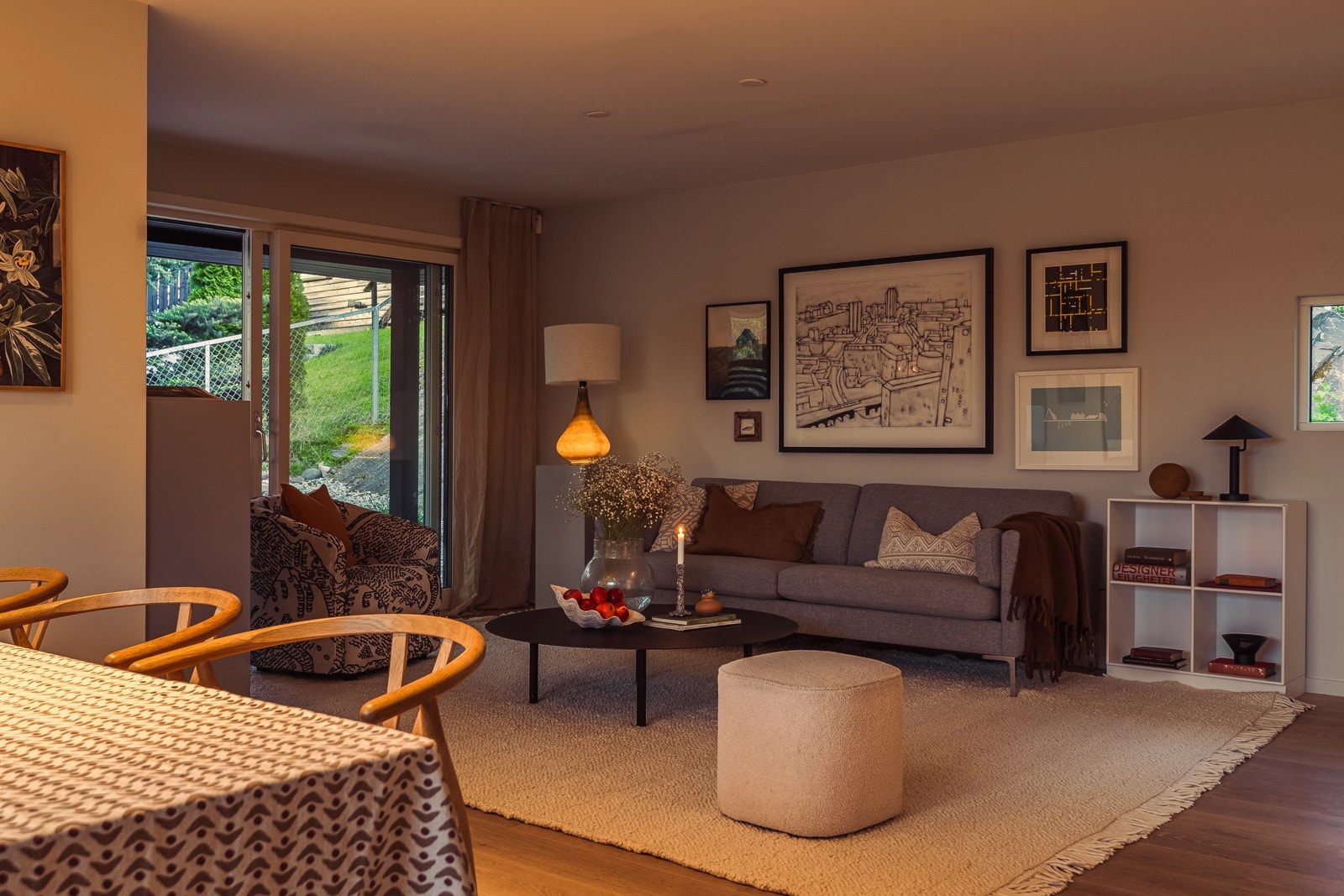 Det er elektrisk oppvarming i hele 1. etasje. Galleribilde