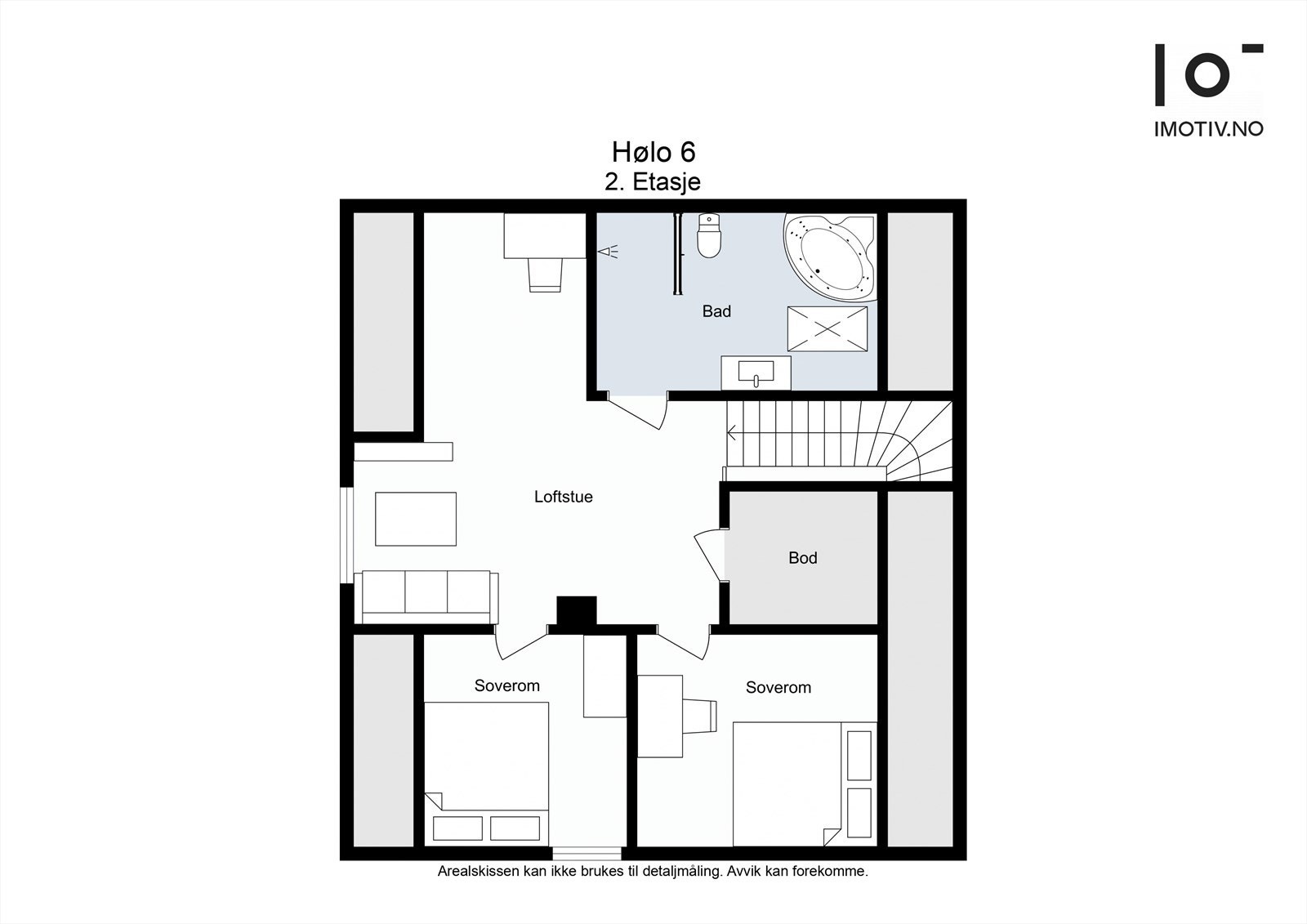 Planløsning 2. etasje Galleribilde
