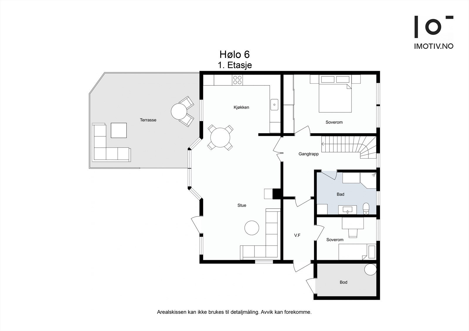 Planløsning 1. etasje Galleribilde