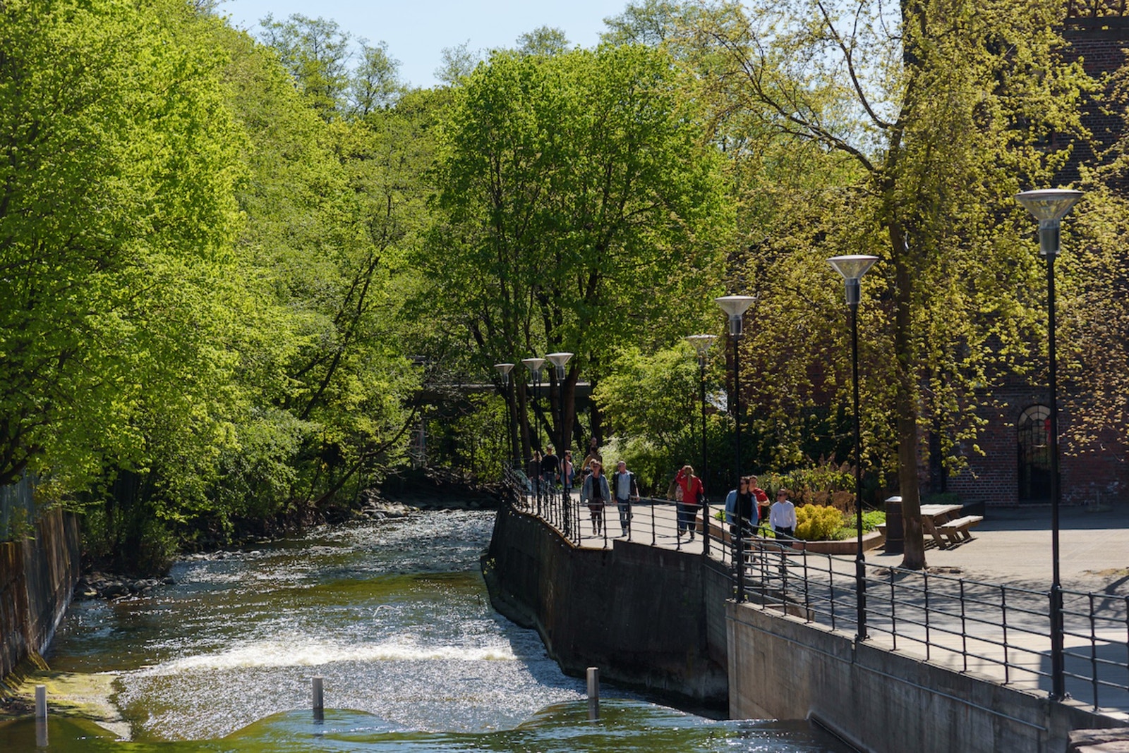 Flotte tur og rekreasjonsmuligheter langs Akerselva. Galleribilde