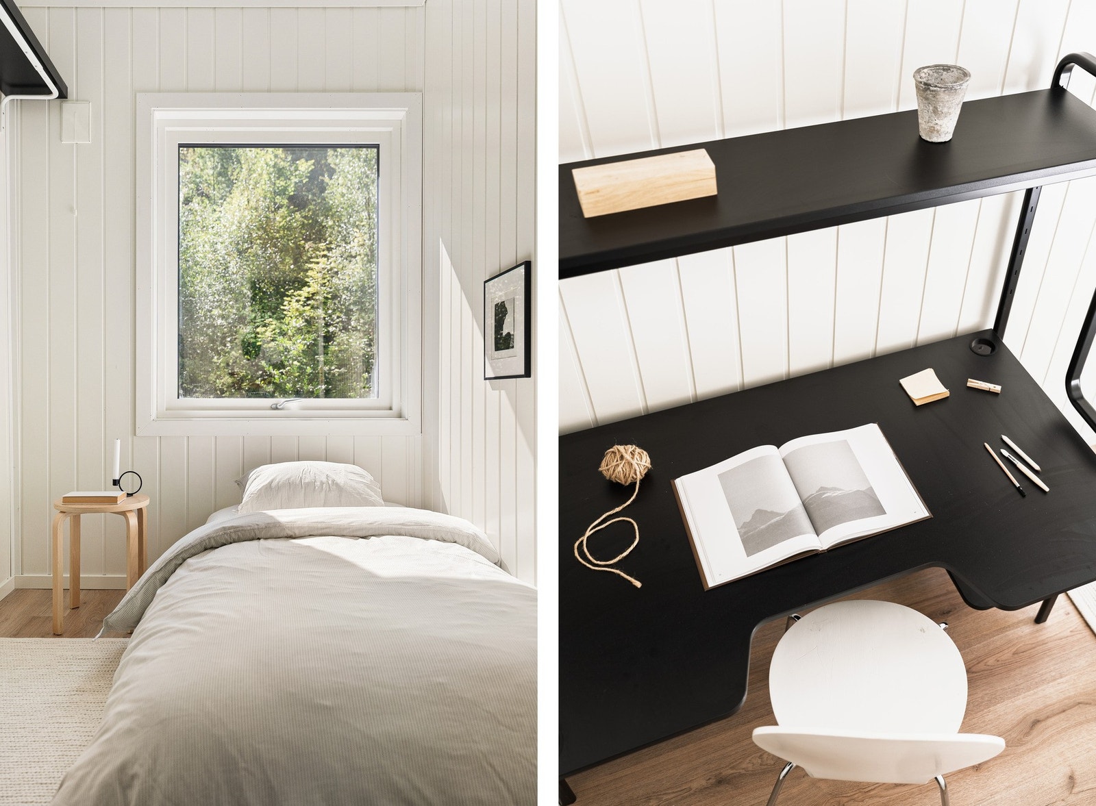 Begge soverommene vender ut mot baksiden av bygget. Galleribilde