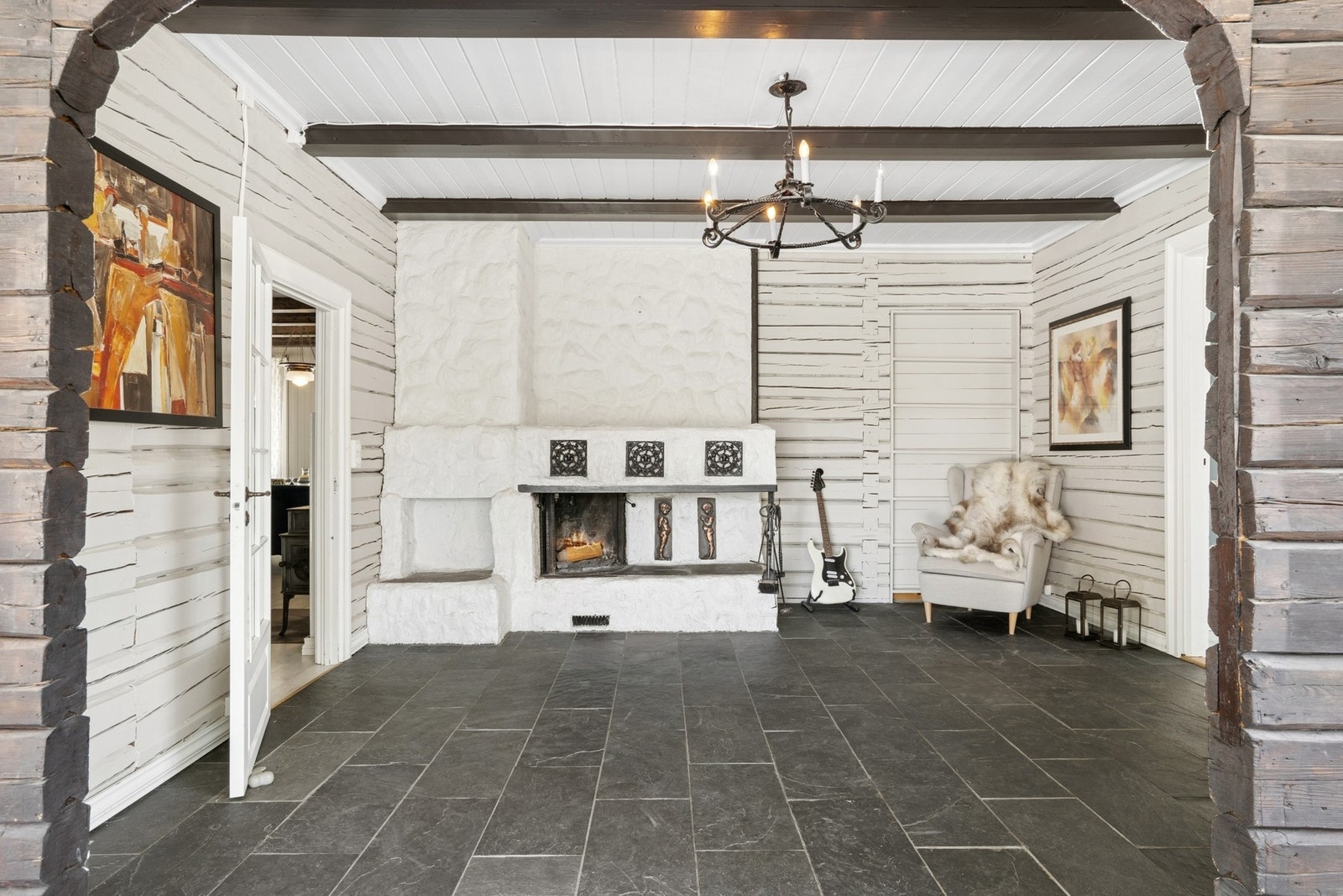 Herlig vedovn i stuen! Galleribilde