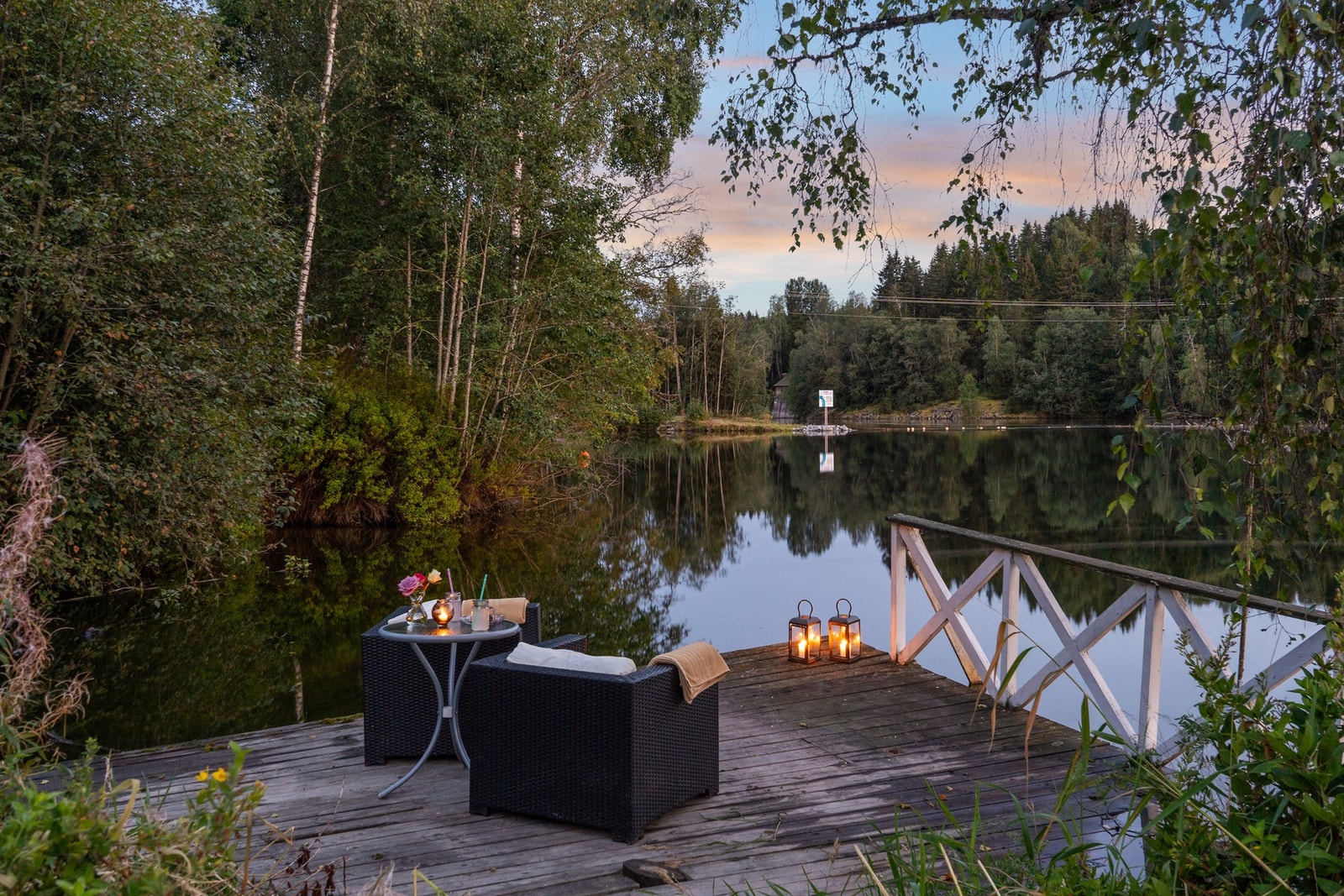 Eiendommen har egen vannlinje mot vakre Vorma med brygge! Galleribilde
