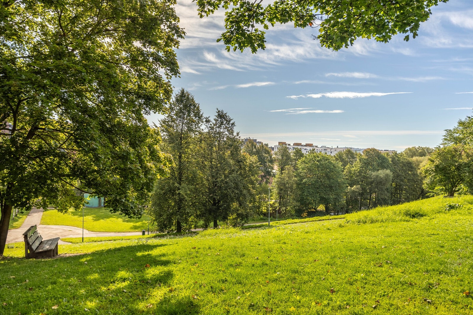 Myraløkka, like ved leiligheten. Galleribilde