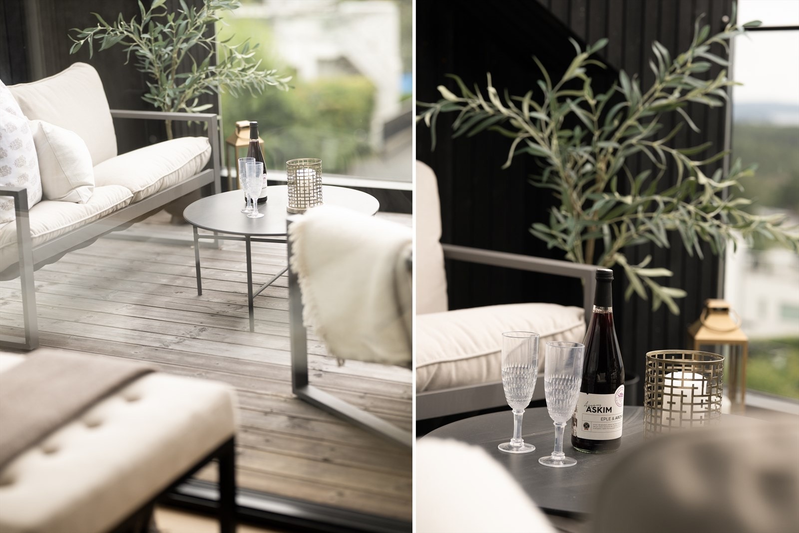 Dette er et sjeldent funn - et rom under åpen himmel med panoramautsikt over fjorden Galleribilde