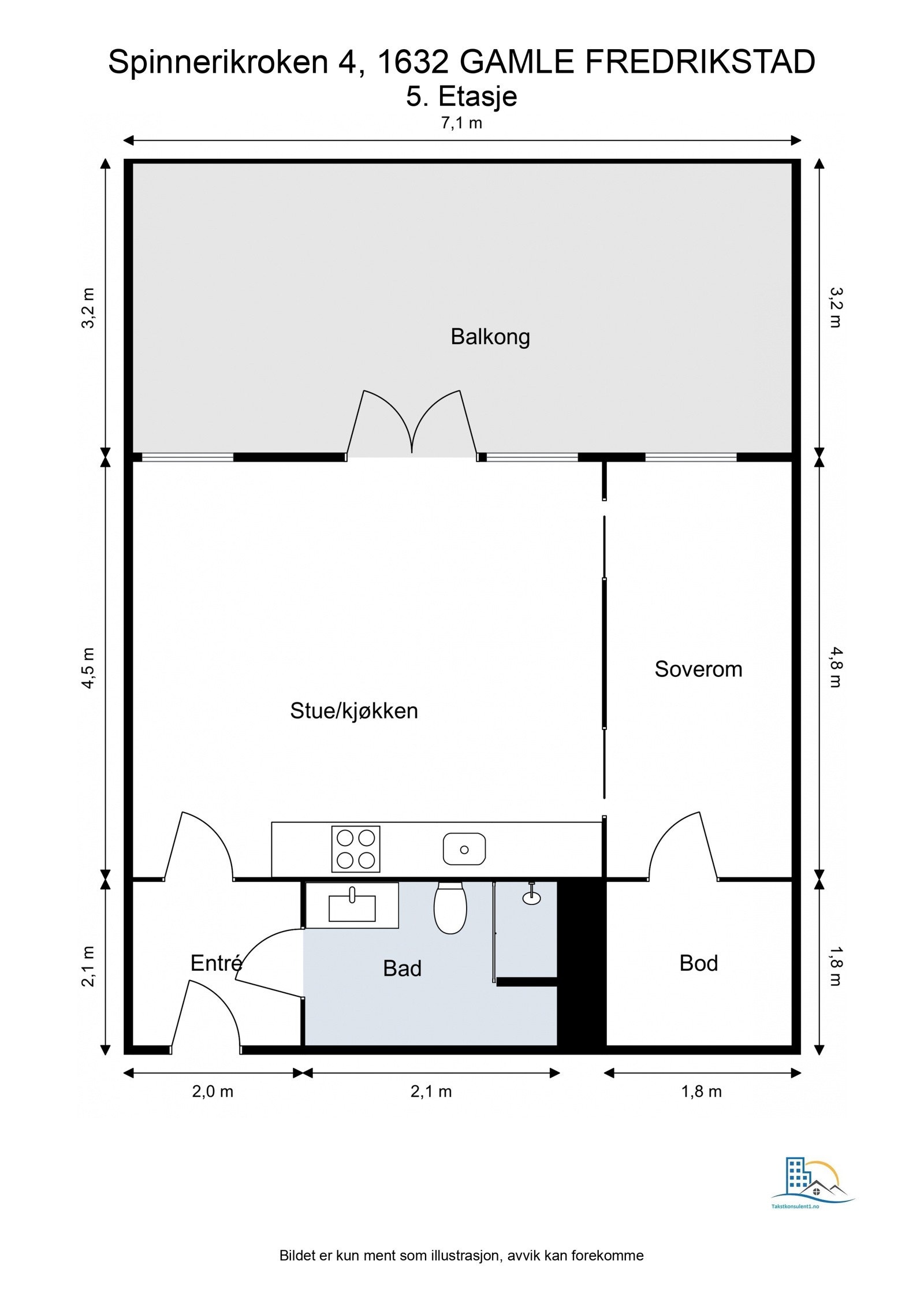 Plantegning Galleribilde