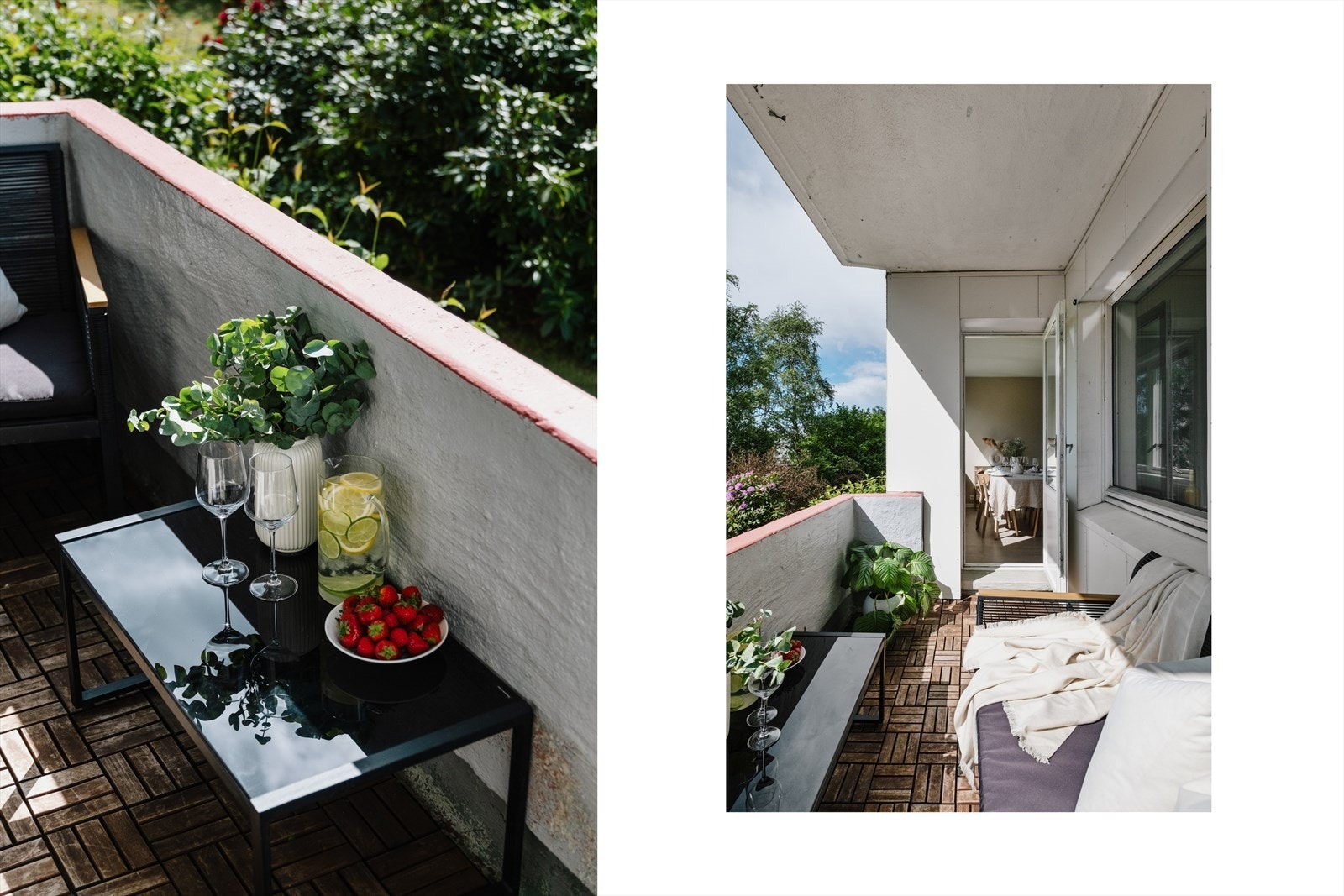 Balkong utenfor stuen. Galleribilde