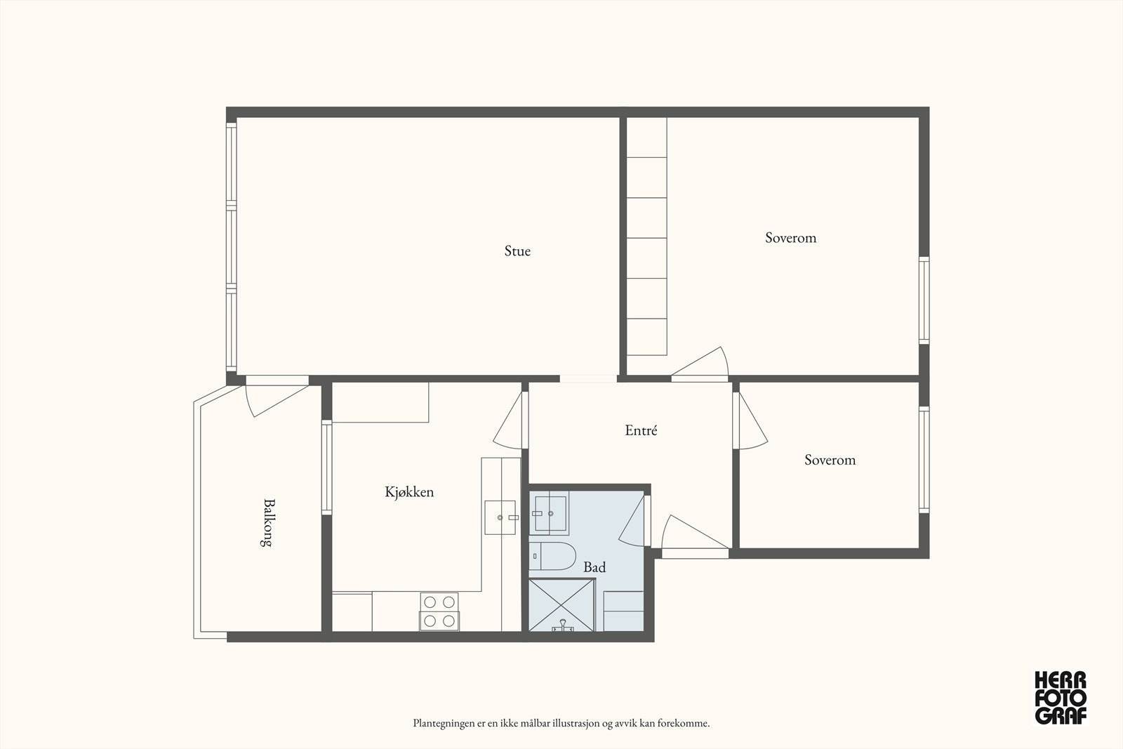 Plantegning Galleribilde