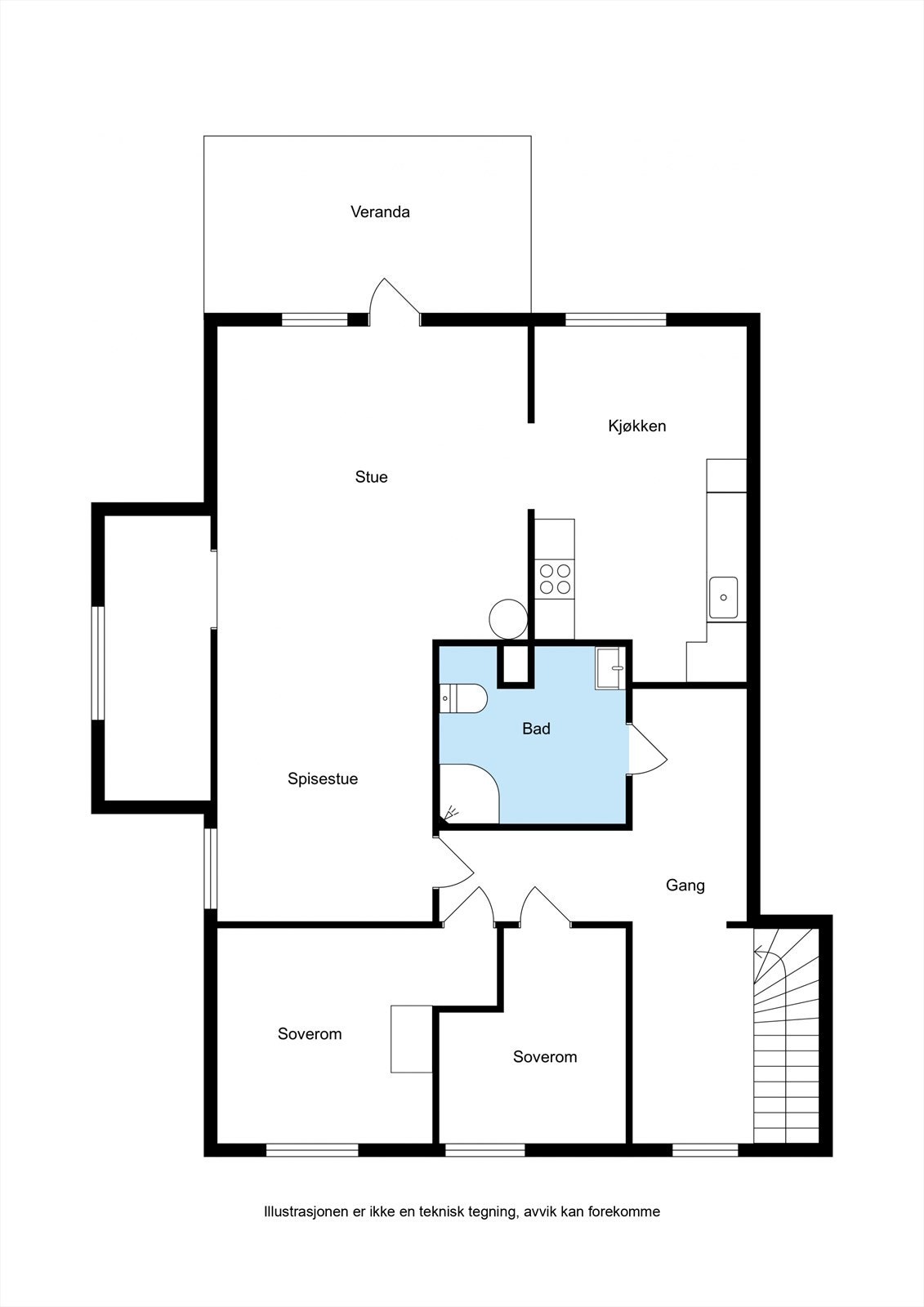 Plantegning Galleribilde