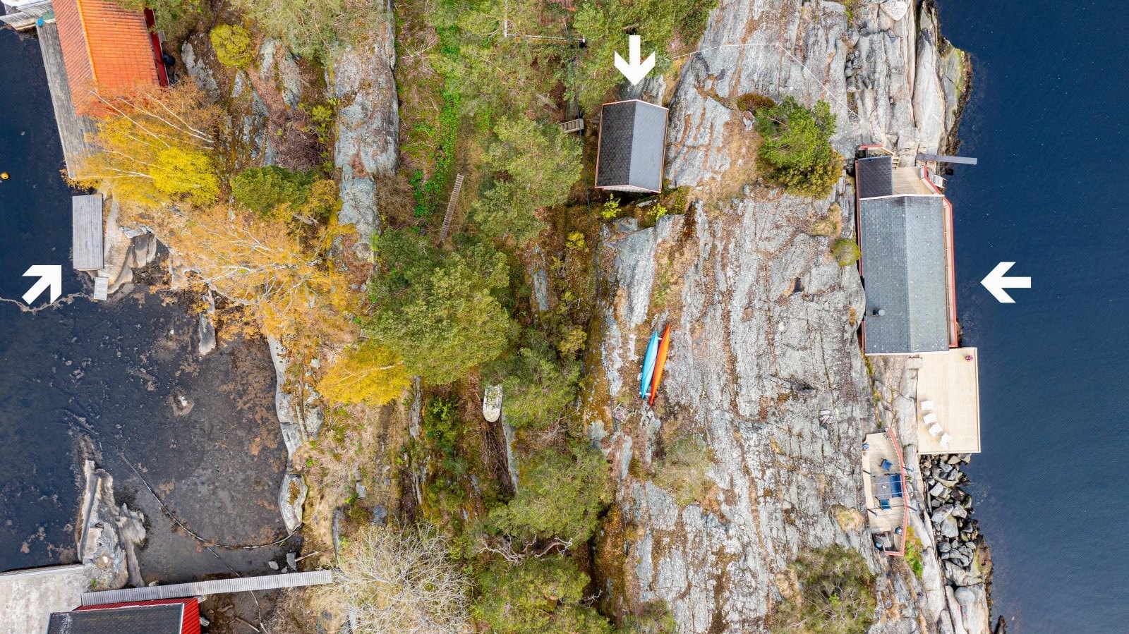 Egne brygger på begge sider av halvøya Galleribilde