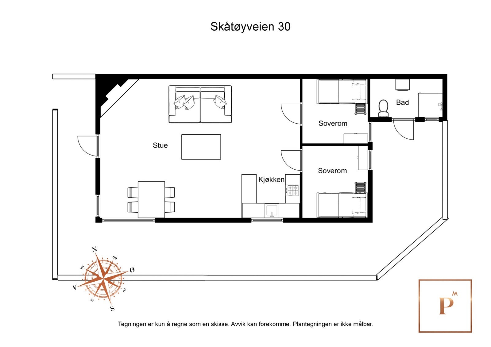 Plantegning Galleribilde