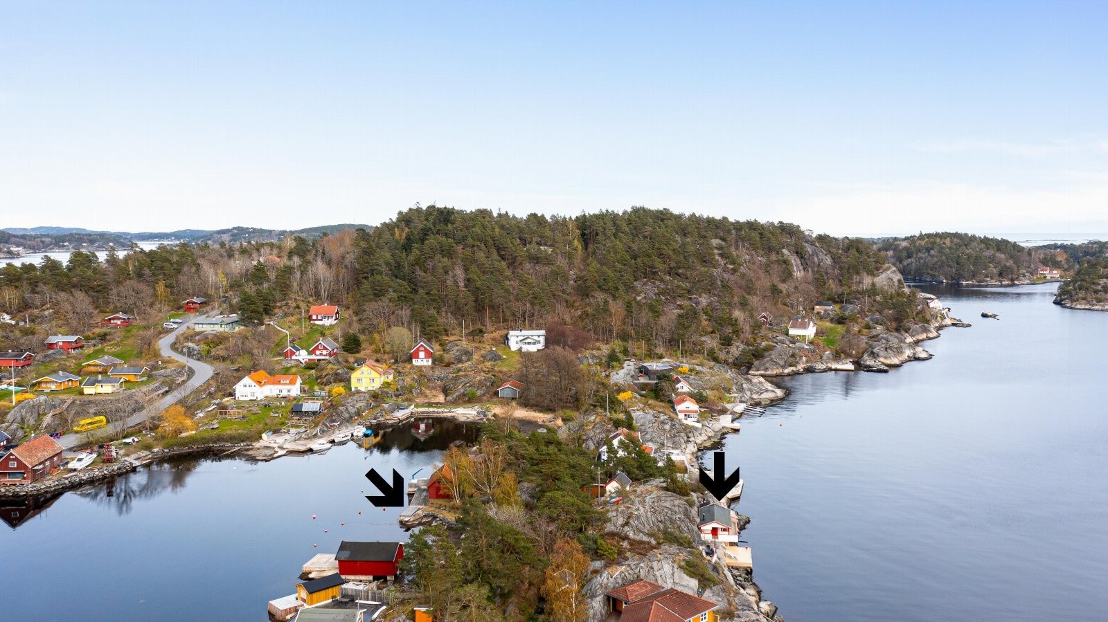 Egne brygger på begge sider av halvøya Galleribilde