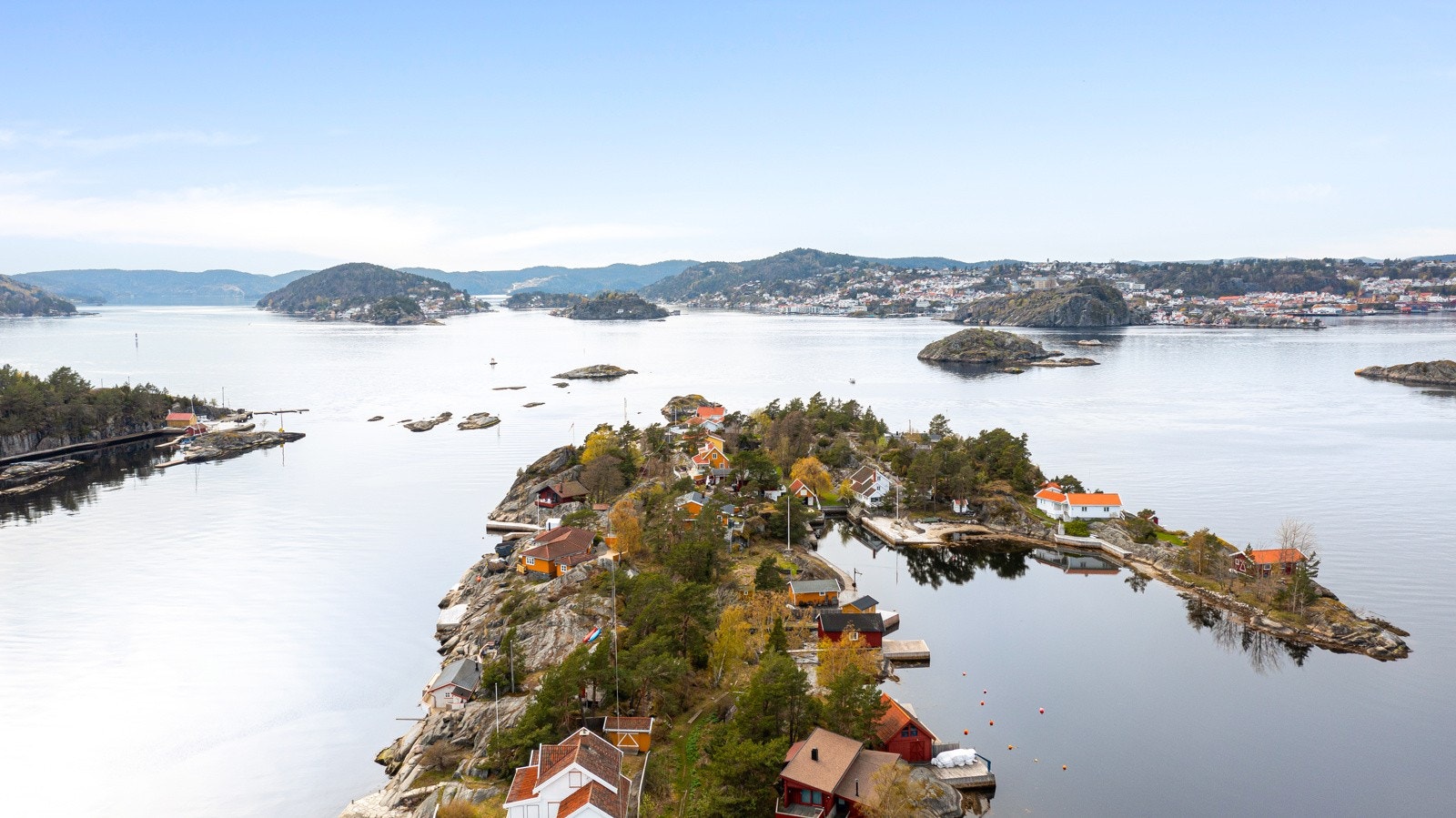 Skåtøyroa med Kragerø i bakgrunnen Galleribilde