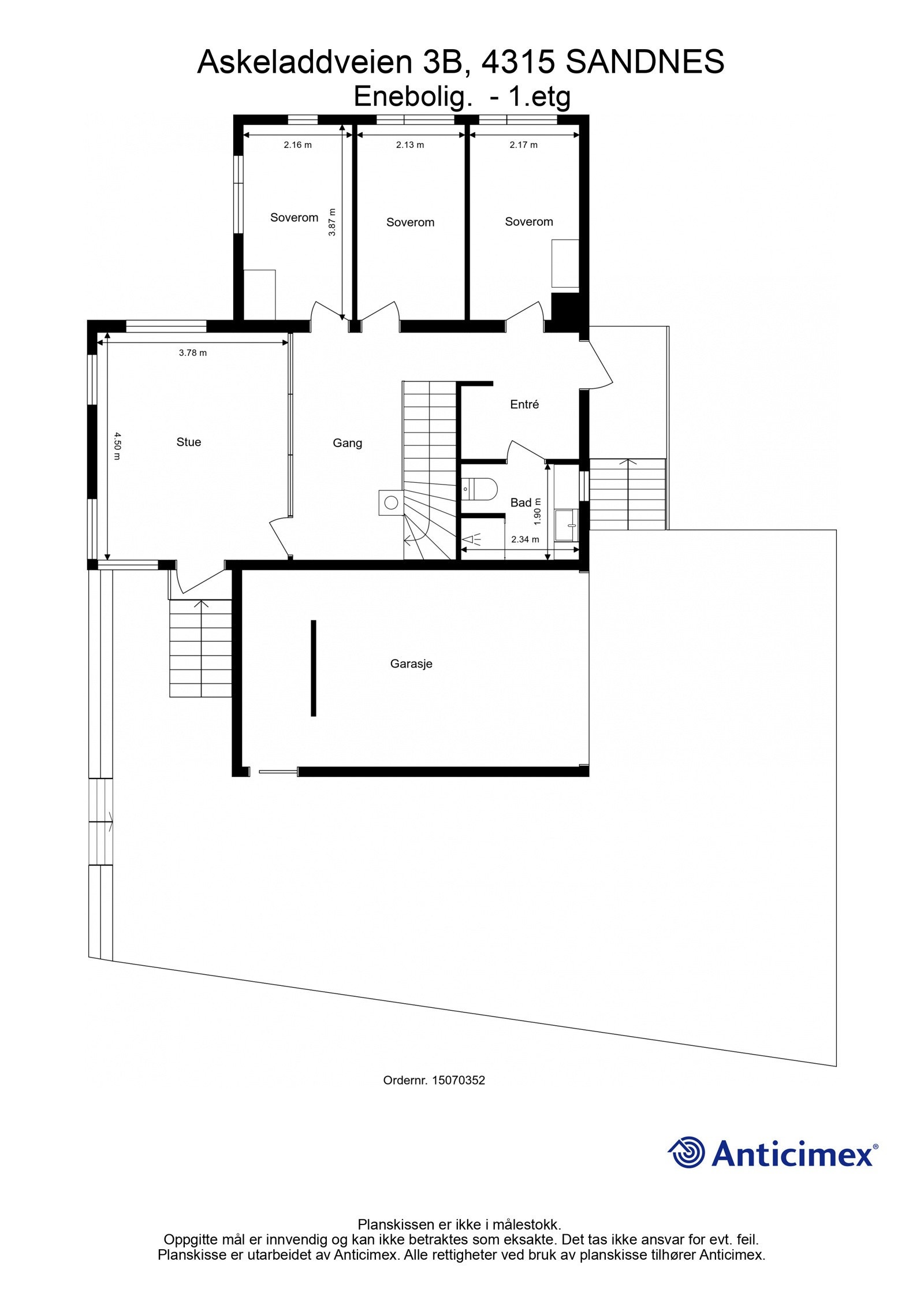 Plantegning 1.etasje Galleribilde
