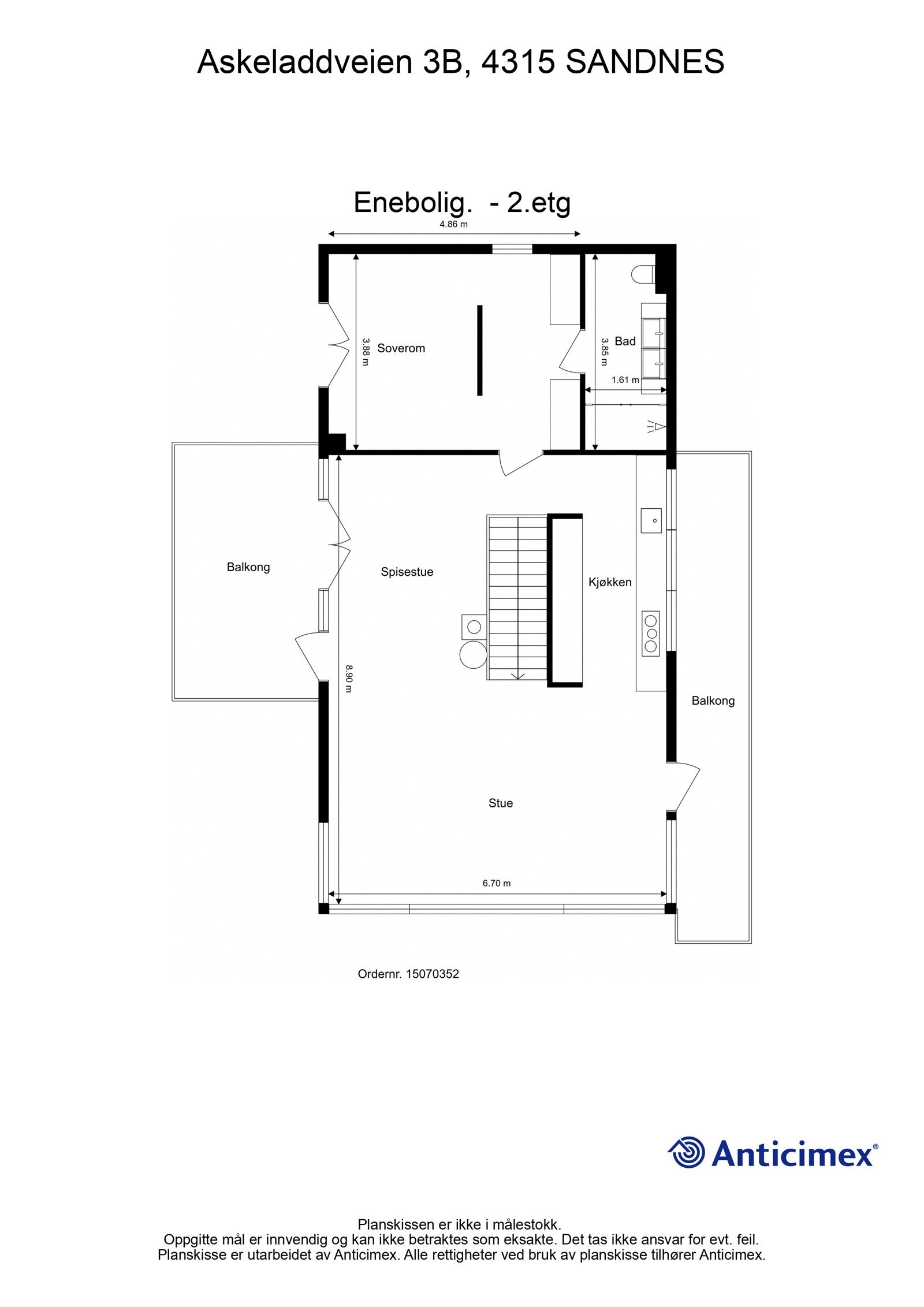 Plantegning - 2.etasje Galleribilde