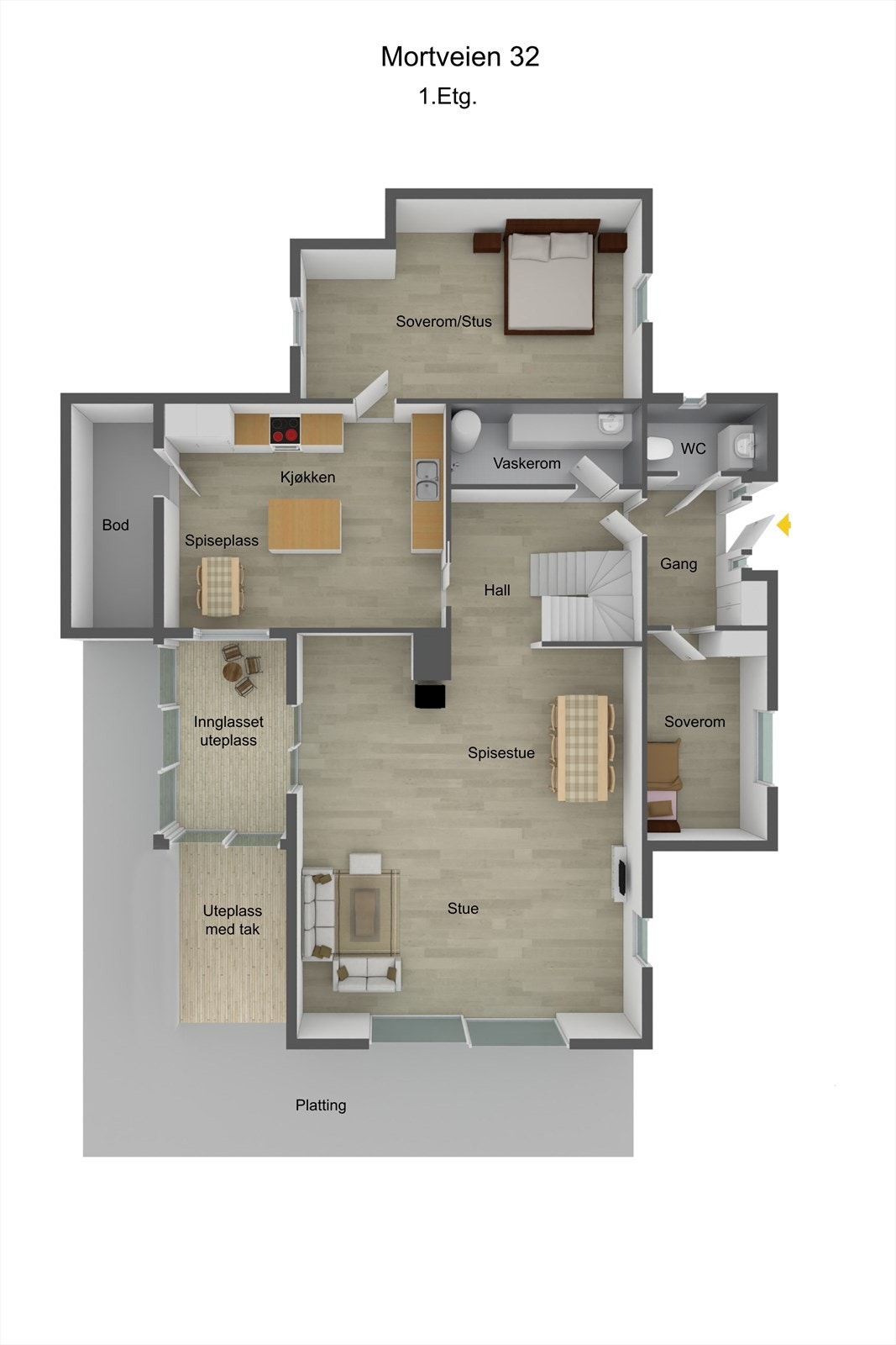 Mortveien 32 FP Garanti_1FP_3D.jpg Galleribilde