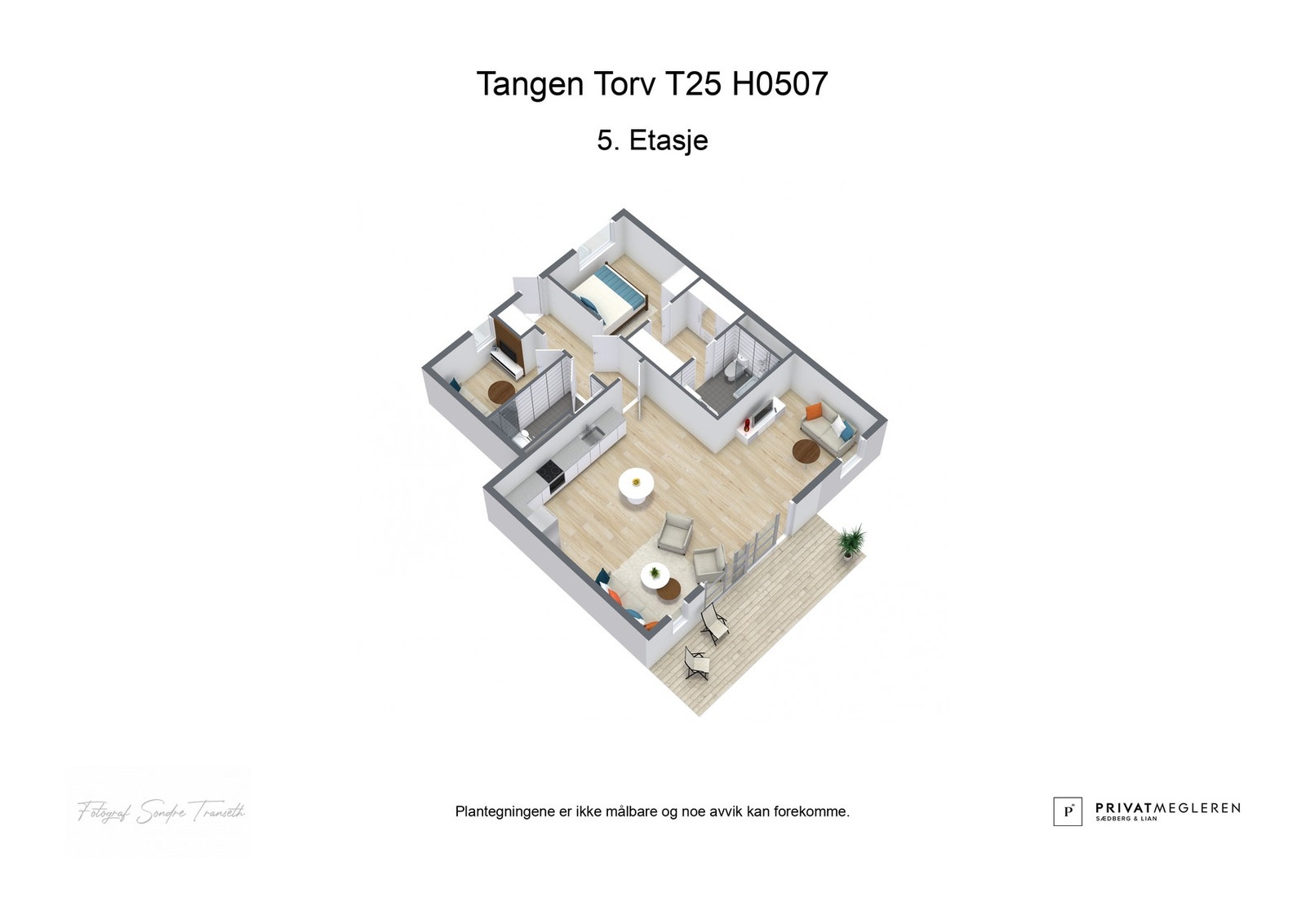 3D Plantegning Galleribilde
