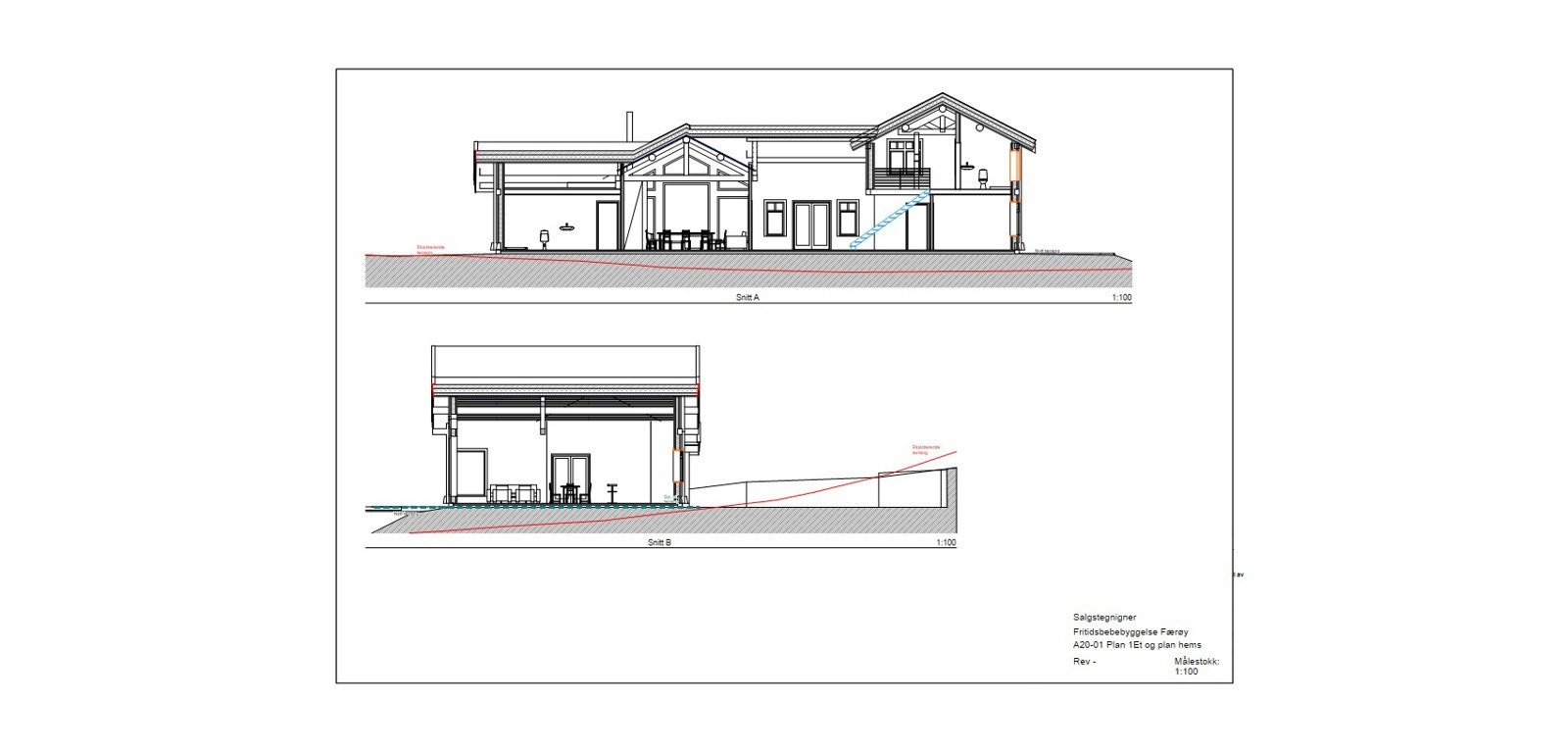 1568 A30-01 Snitt A og B Galleribilde