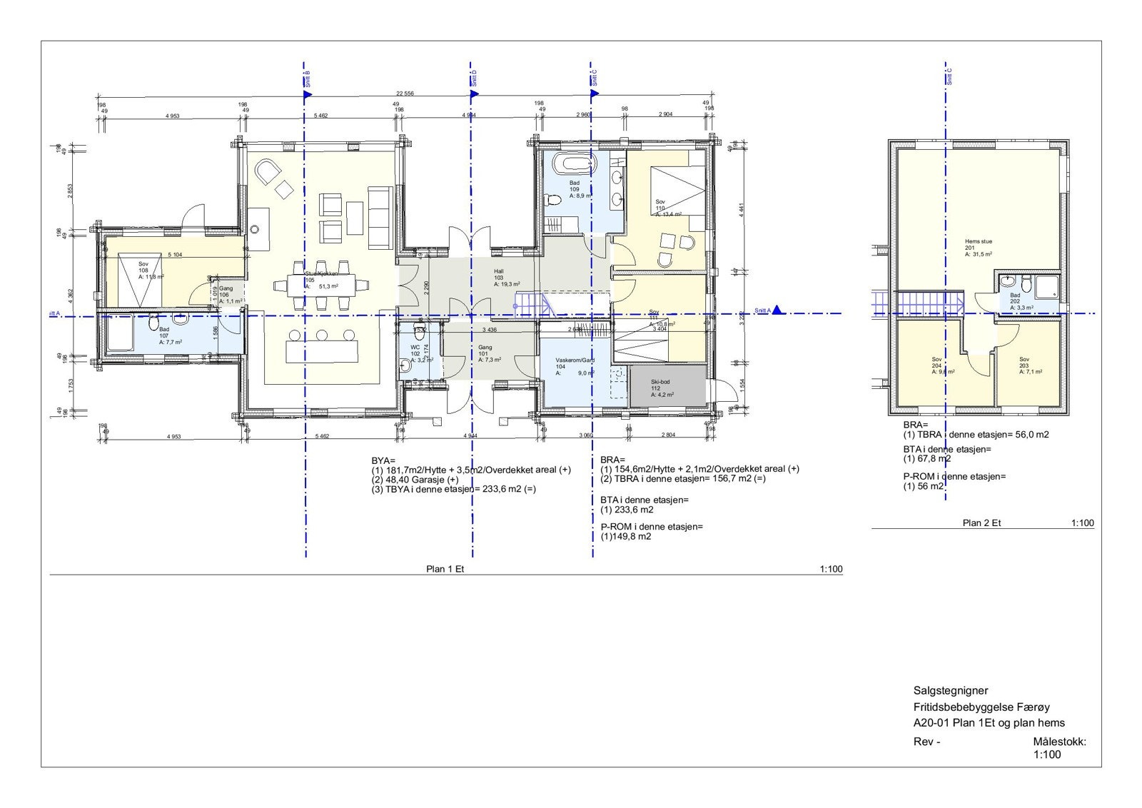 1568 20-01 Plan 1Et og Hems-page-001 Galleribilde