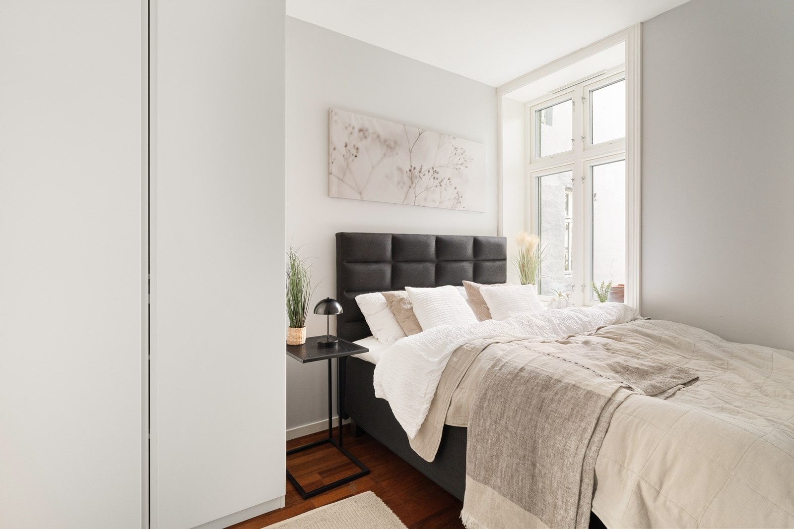 Leilighetens soverom måler 6,8 m². Galleribilde