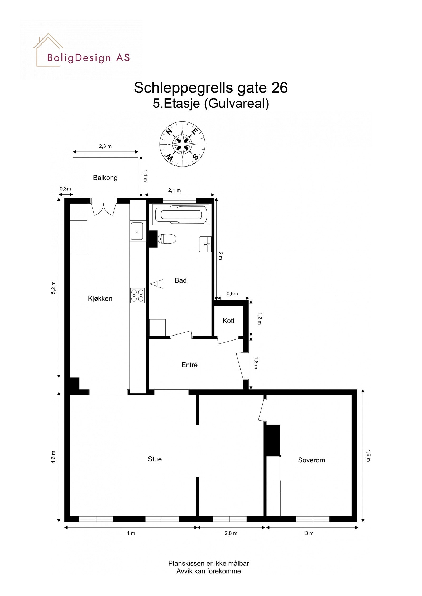 Plantegning Galleribilde