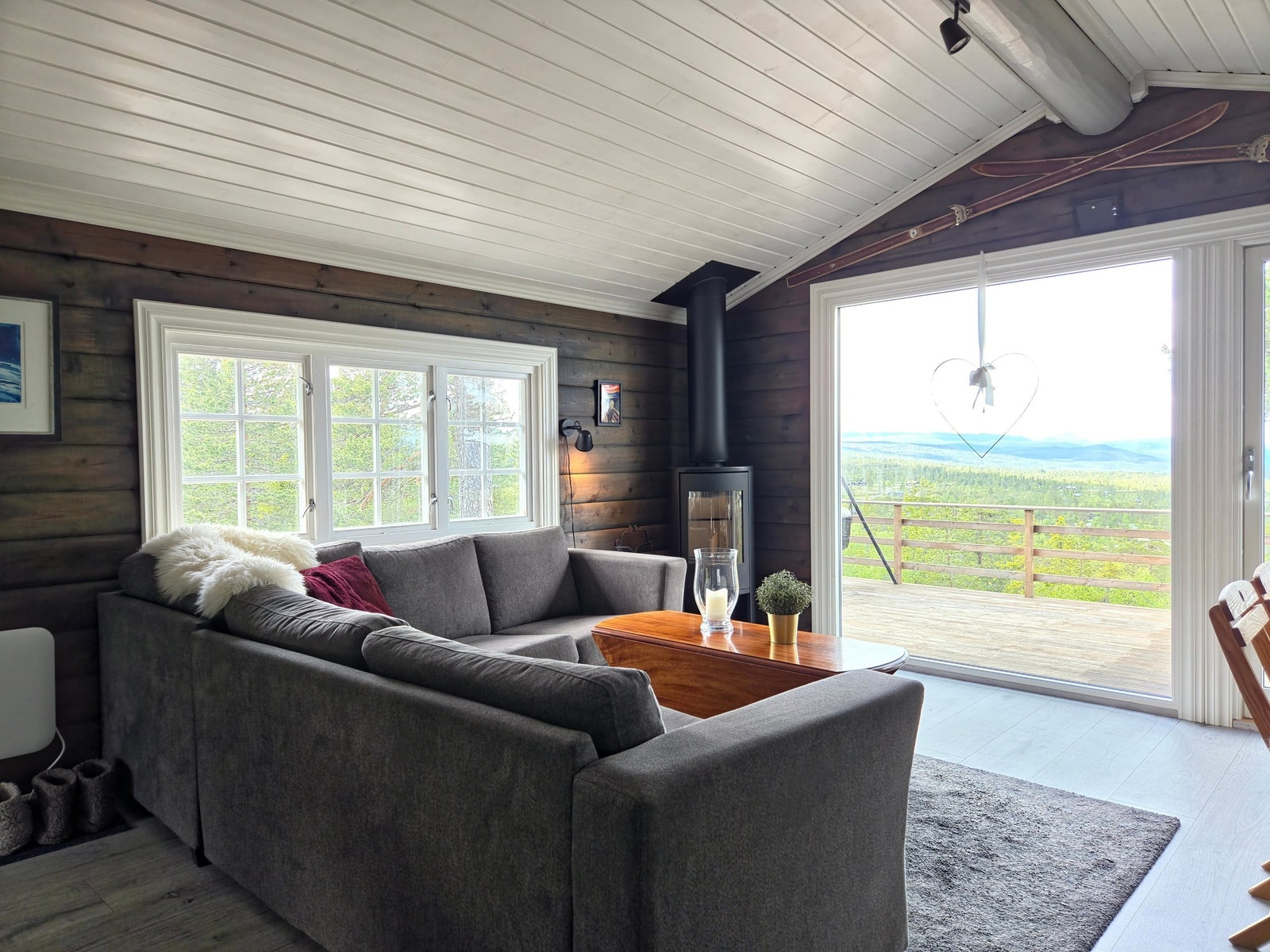 Bildet tatt fra kjøkkenet Galleribilde