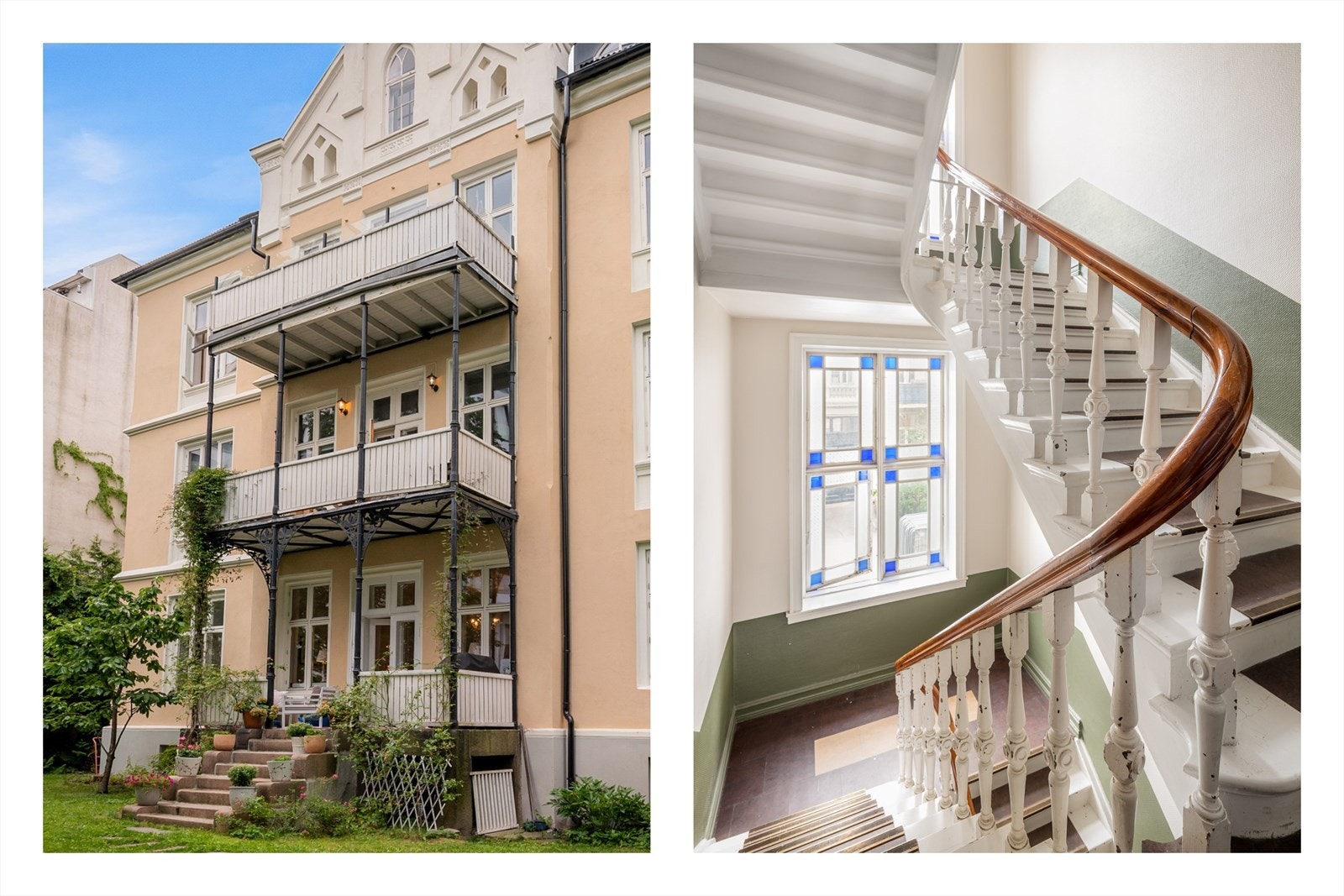 Vakker bygård med nydelige fellesarealer Galleribilde