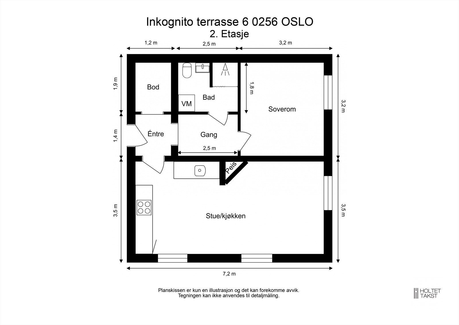 Optimal planløsning med store, gode rom Galleribilde