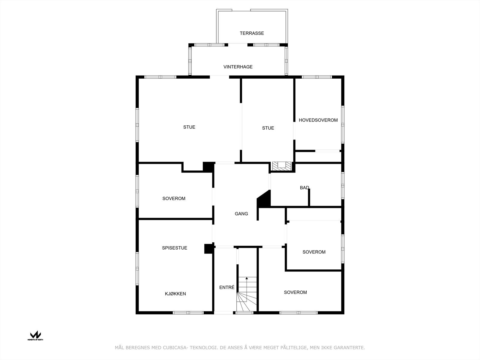 Plantegning 1.Etasje Galleribilde