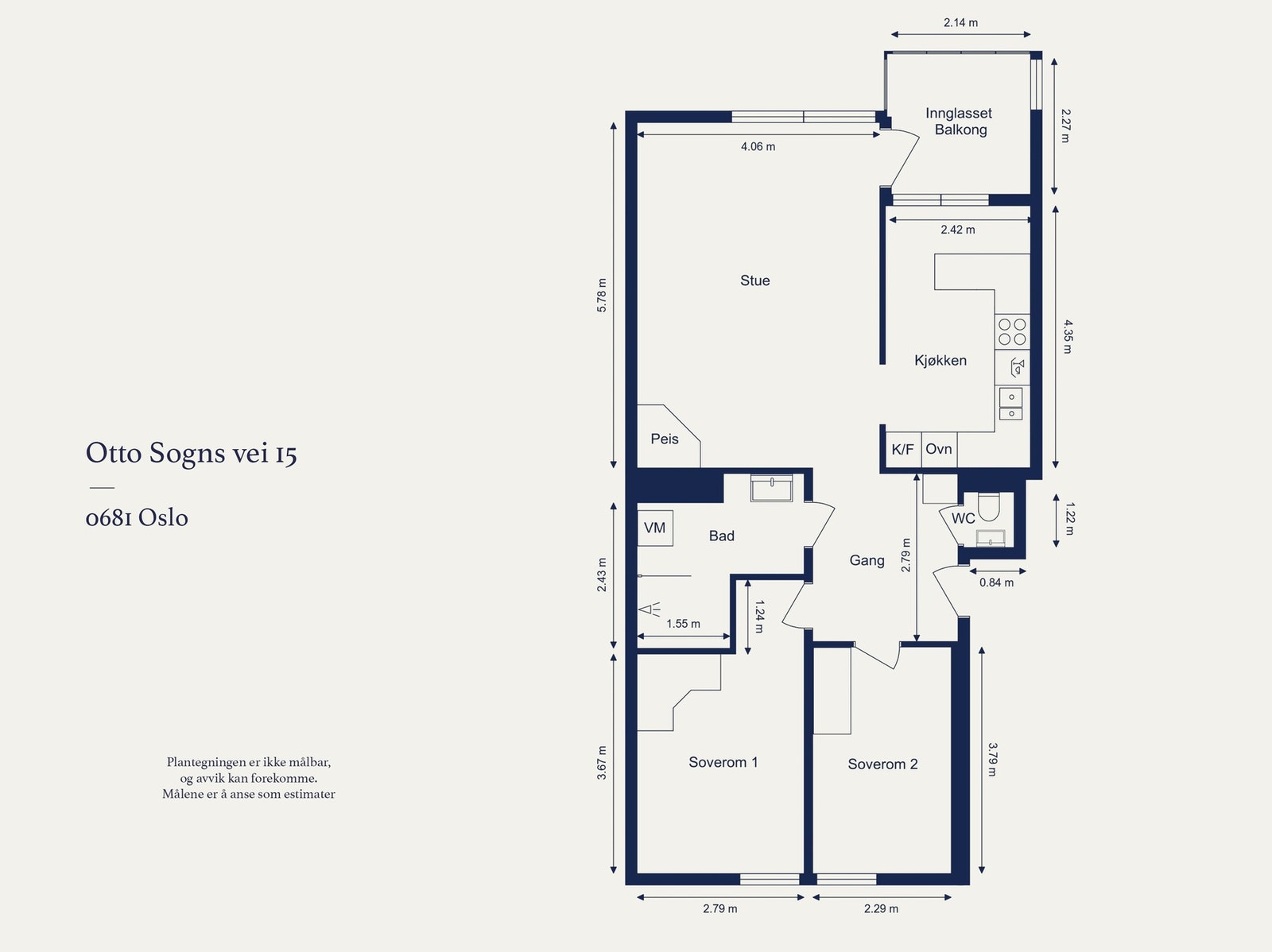 Plantegning. Galleribilde