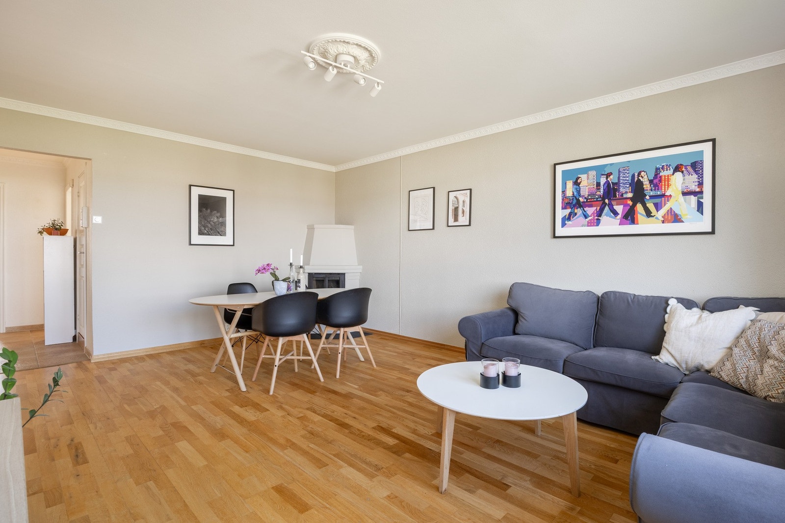 Det er god plass til å innrede i ulike soner. Galleribilde