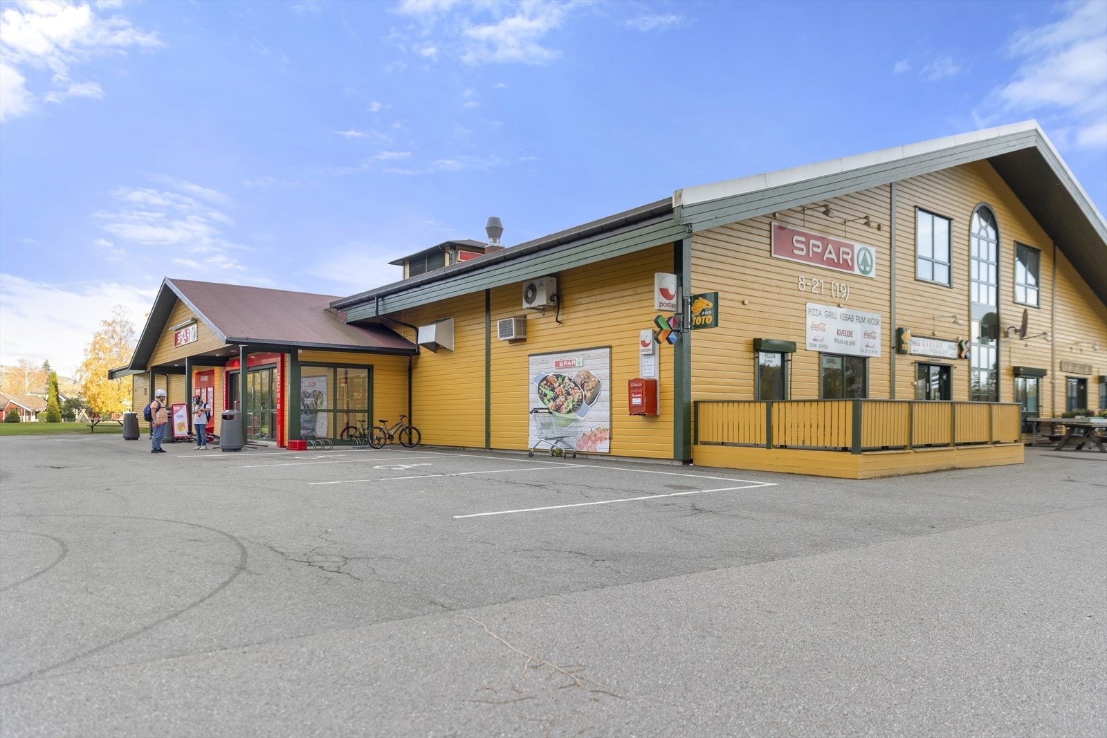 Spar er ikke langt unna hytta. Galleribilde