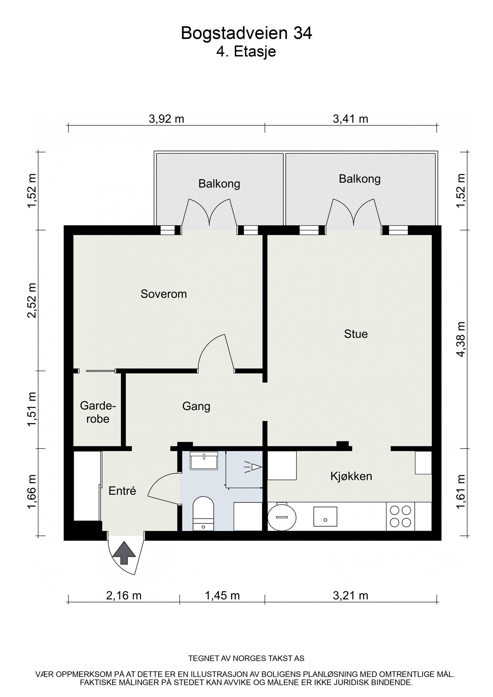 Planskisse Galleribilde