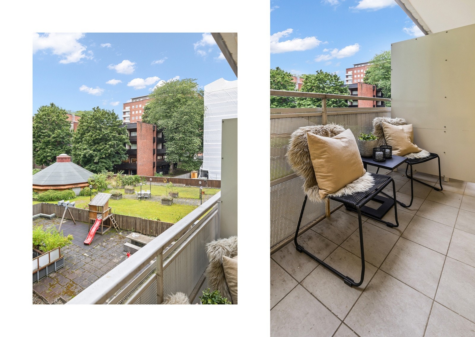 Balkongen måler 4,1 kvm. Galleribilde