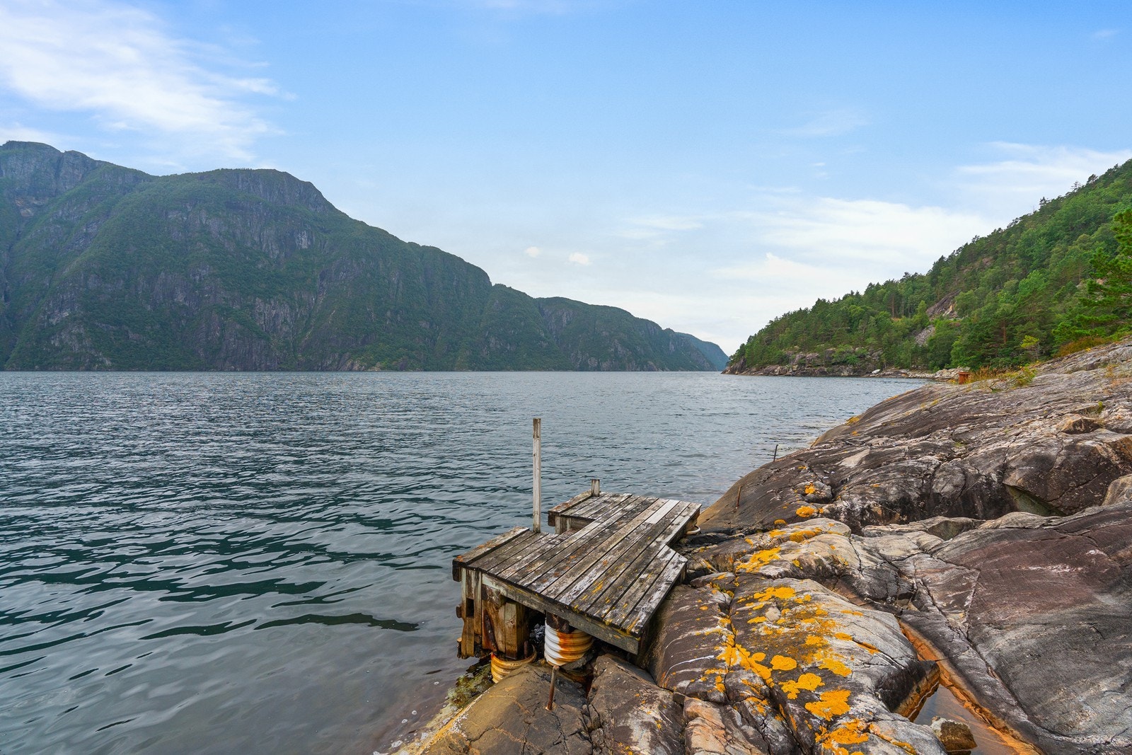 Kort vei ned til sjø og badeplass. Galleribilde