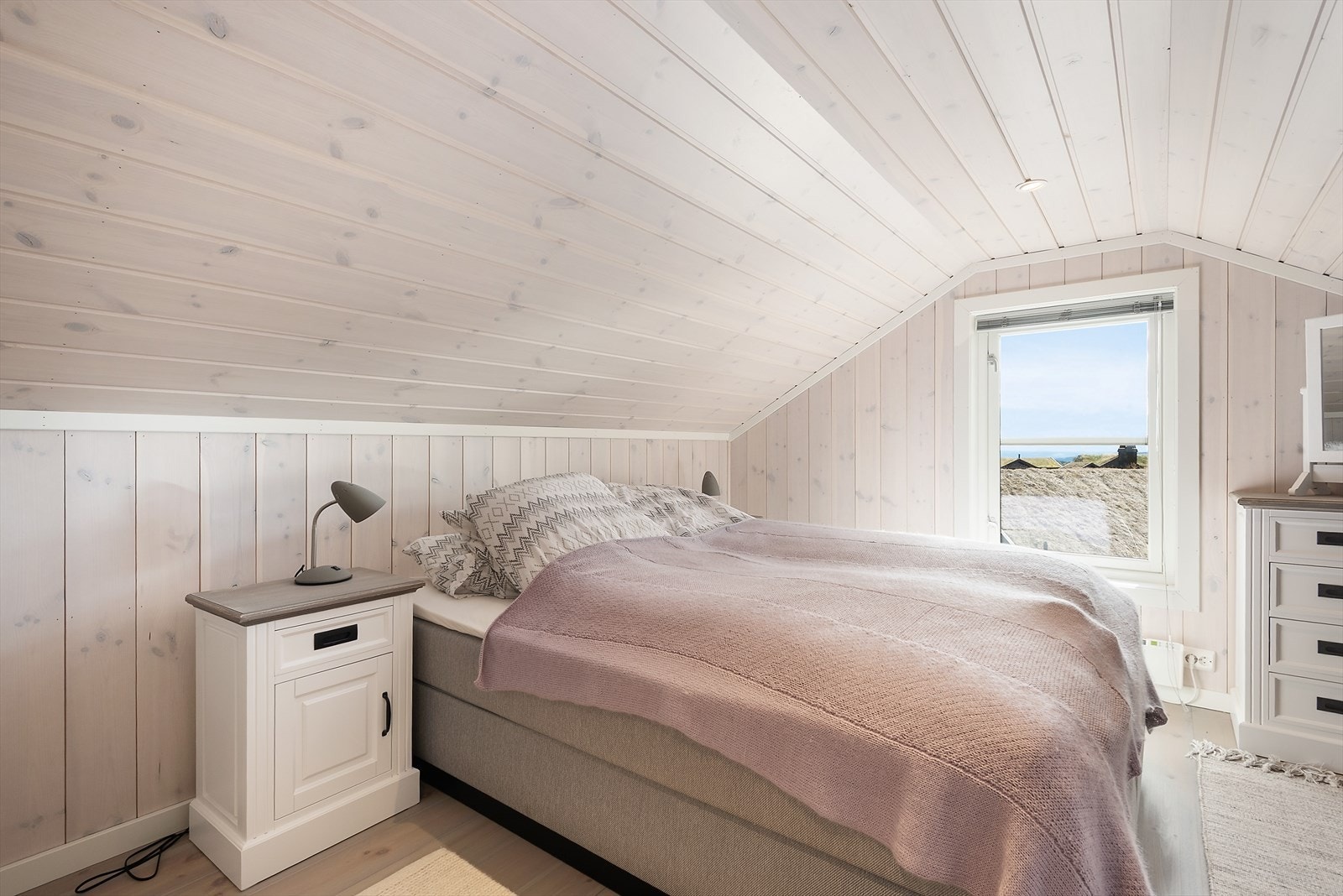 Lav takhøyde, ikke måleverdig areal på hems. Galleribilde