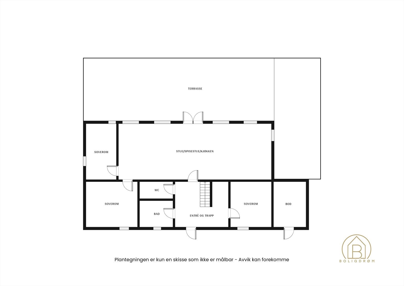 Plantegning 1. etasje. Galleribilde