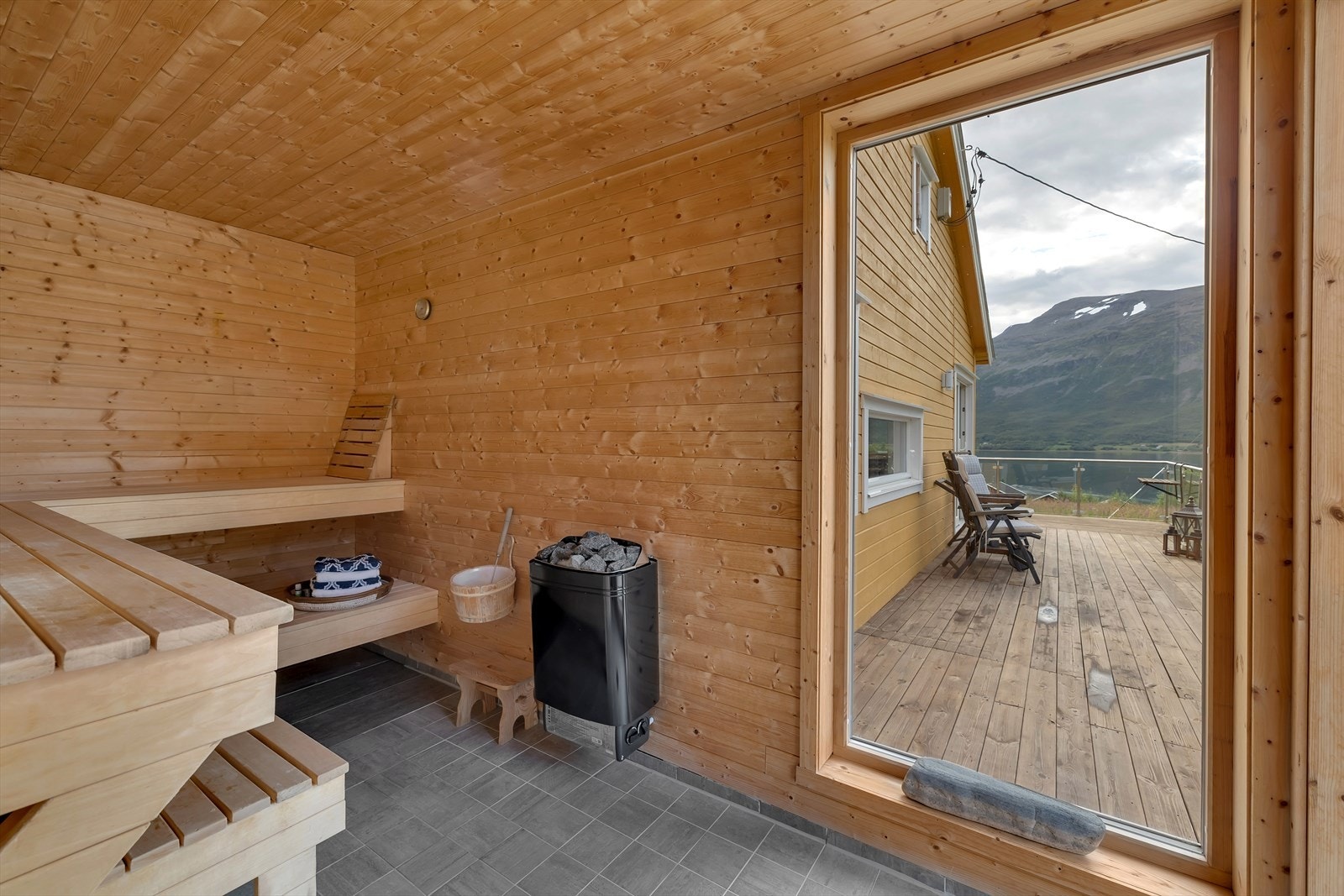 Sjekk utsikten i badstuen! Galleribilde