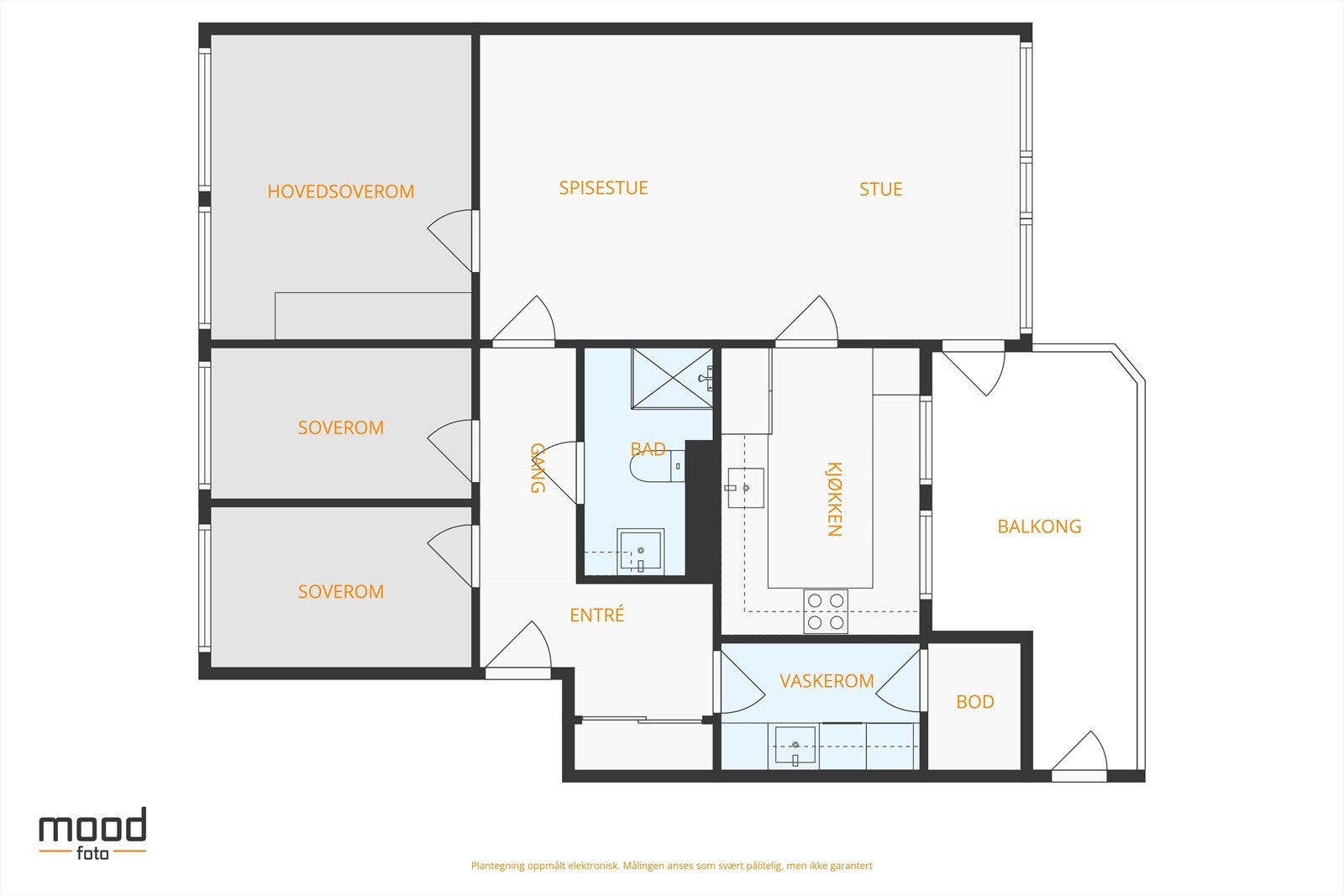 I tillegg medfølger det 3 stk eksterne boder i kjeller på til sammen 9 kvm. Galleribilde