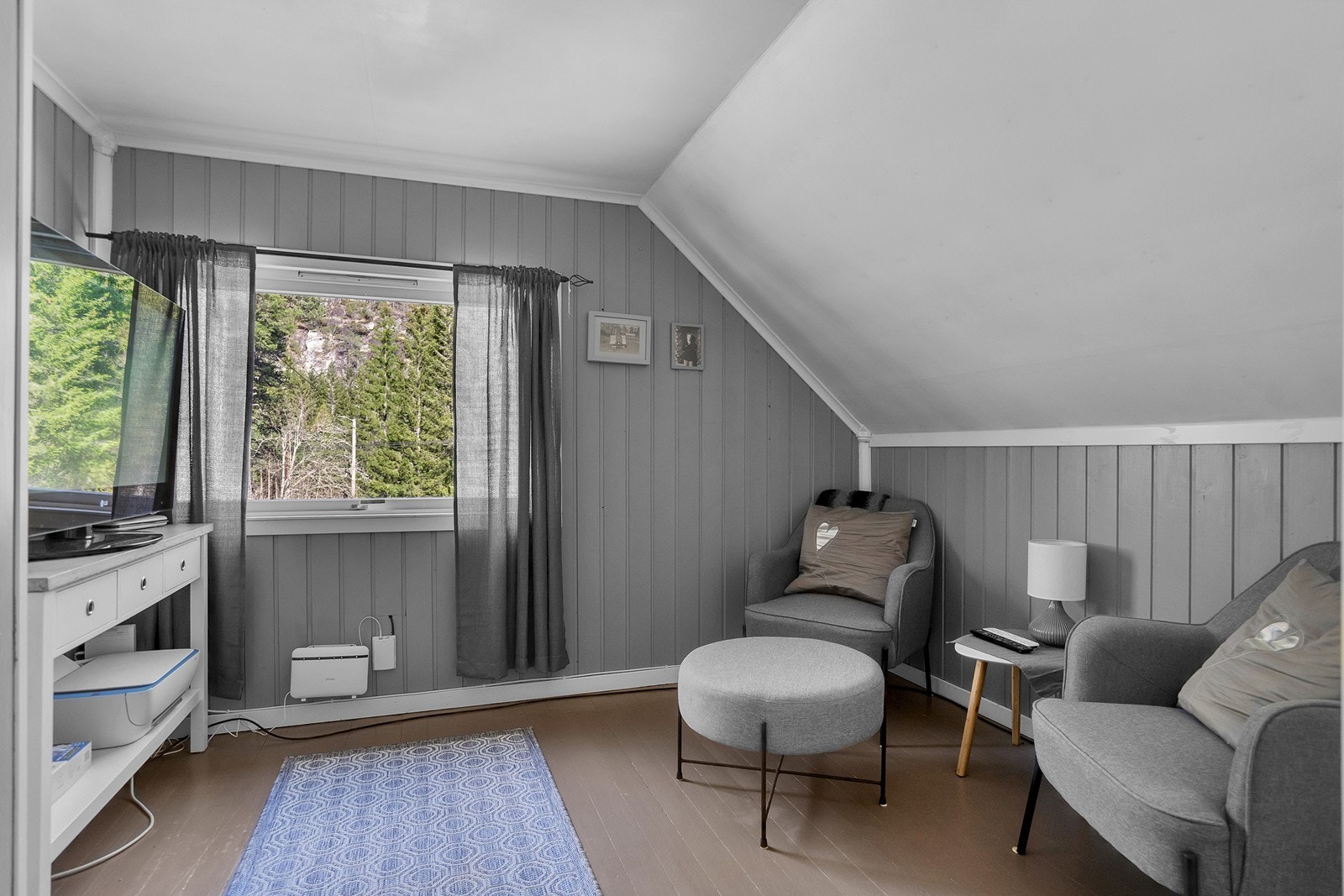 TV-stue Galleribilde