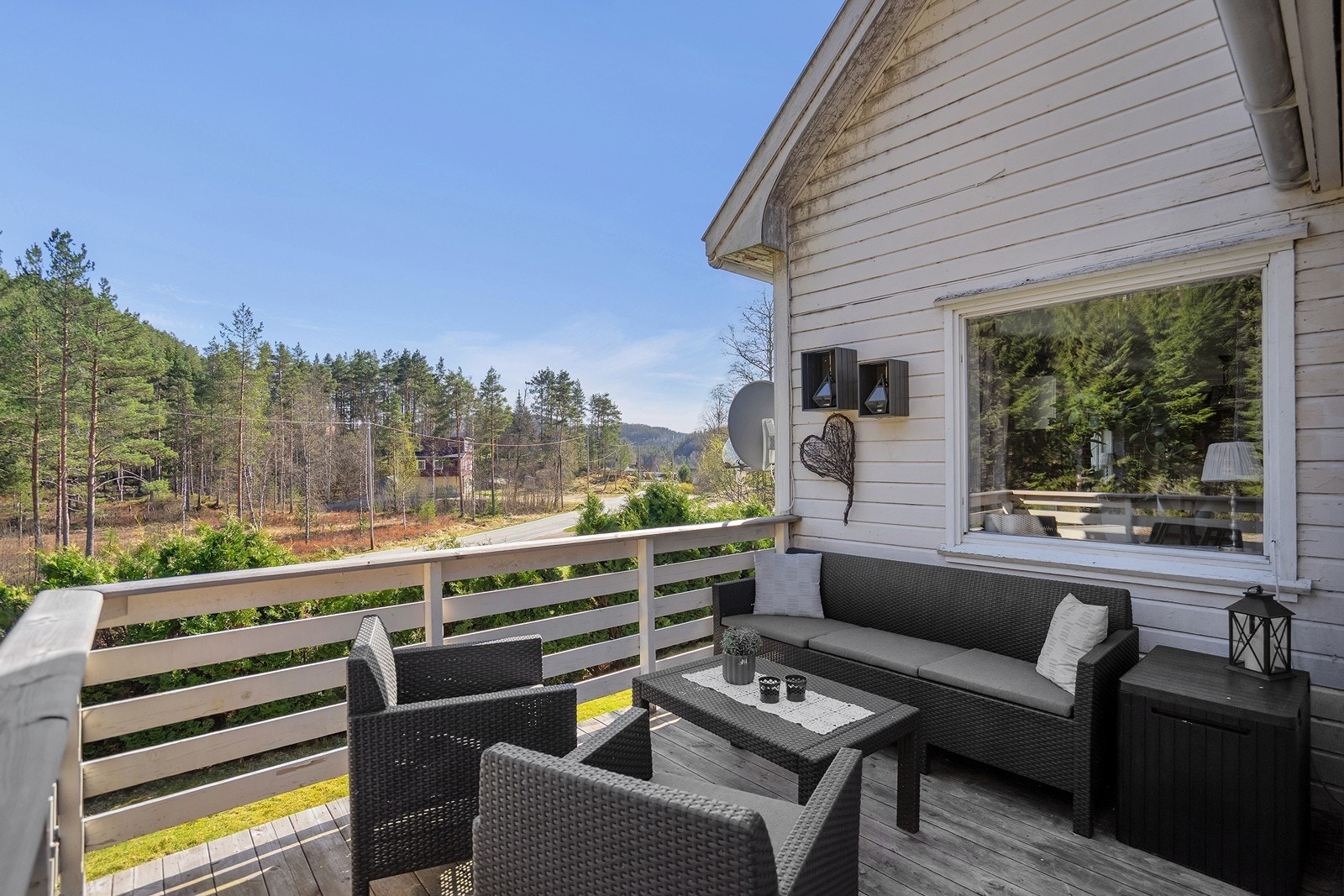 Terrasse med utsikt Galleribilde