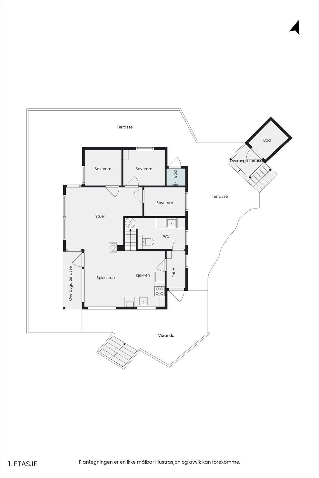 Plantegning Galleribilde