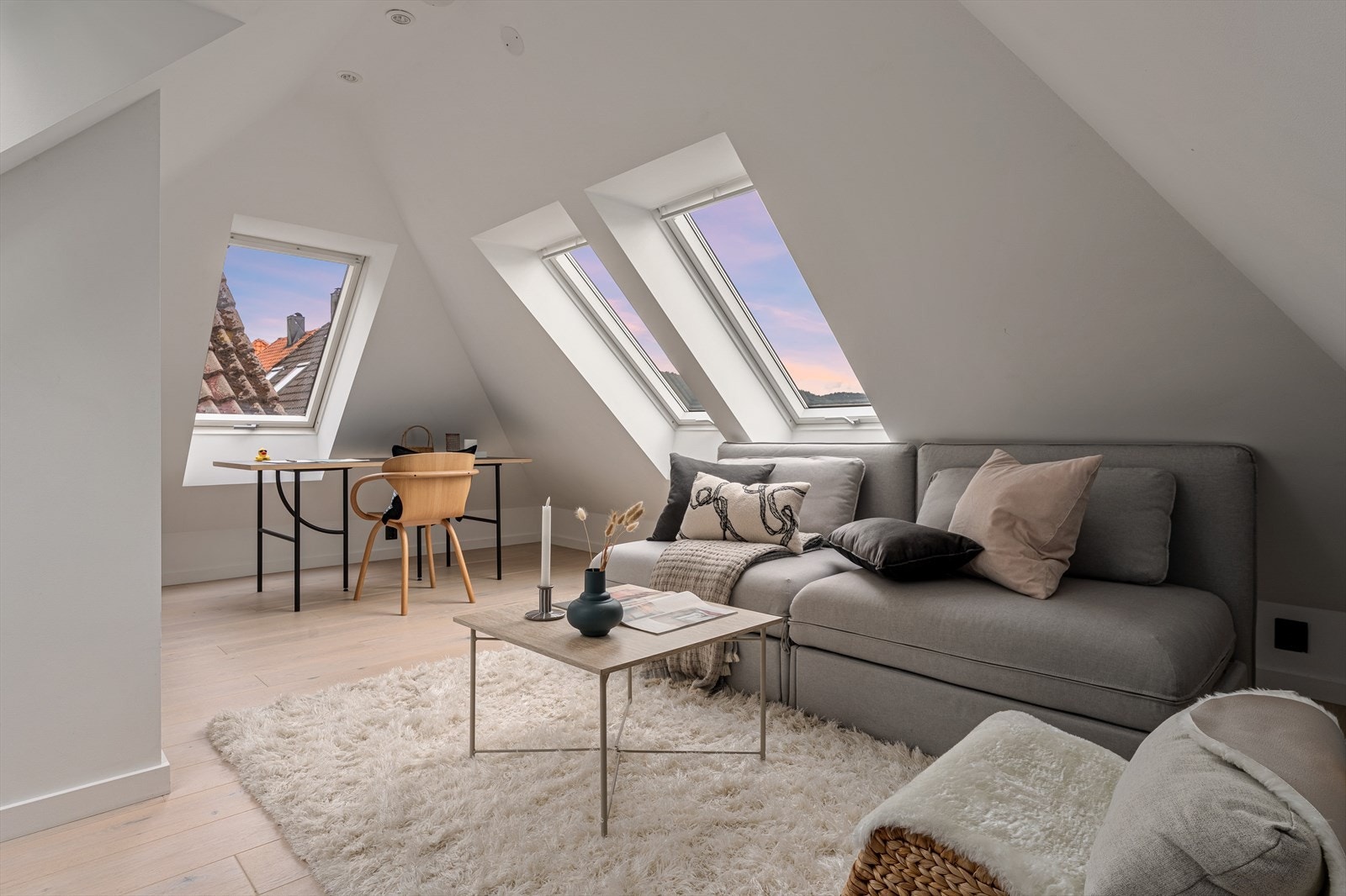 Loftstuen er på 8,4 m² Galleribilde