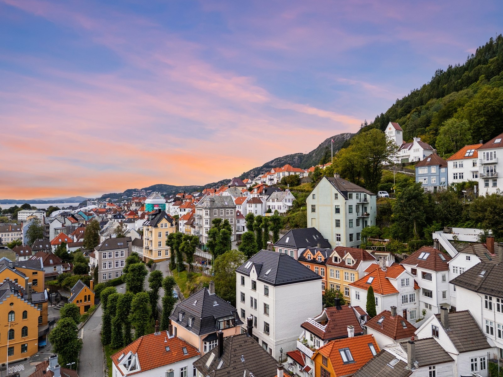 Nærområdet består av meget pen bebyggelse Galleribilde