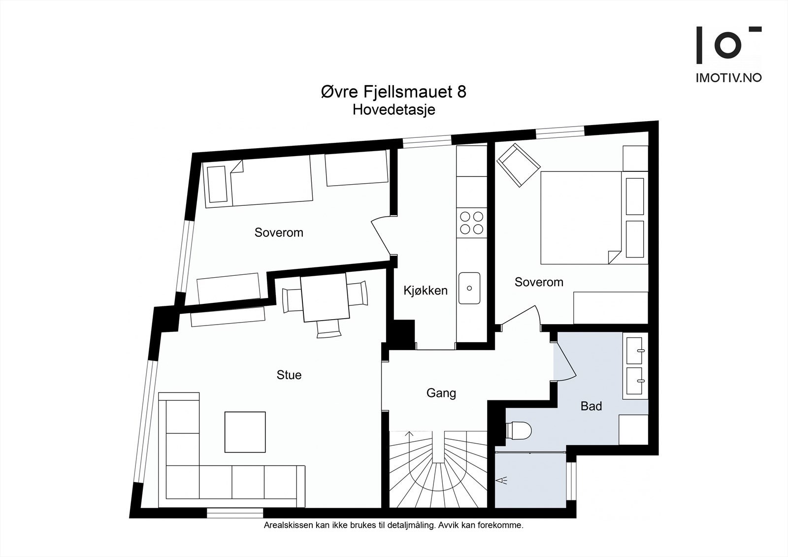 Planskisse | Hovedetasje Galleribilde